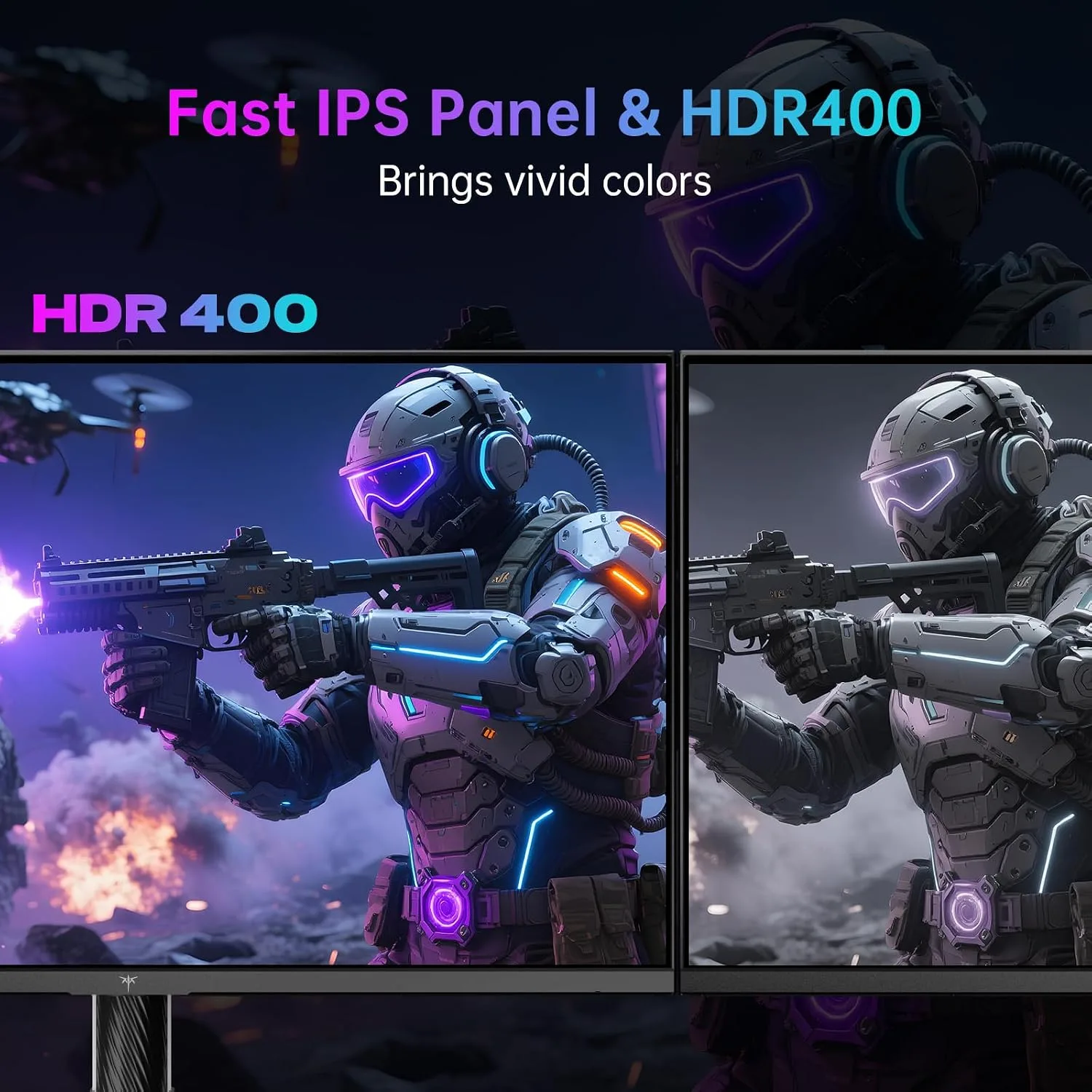 KTC 27 Inch 4K Gaming Monitor, Dual Mode UHD 160Hz & FHD 320Hz, H27P6