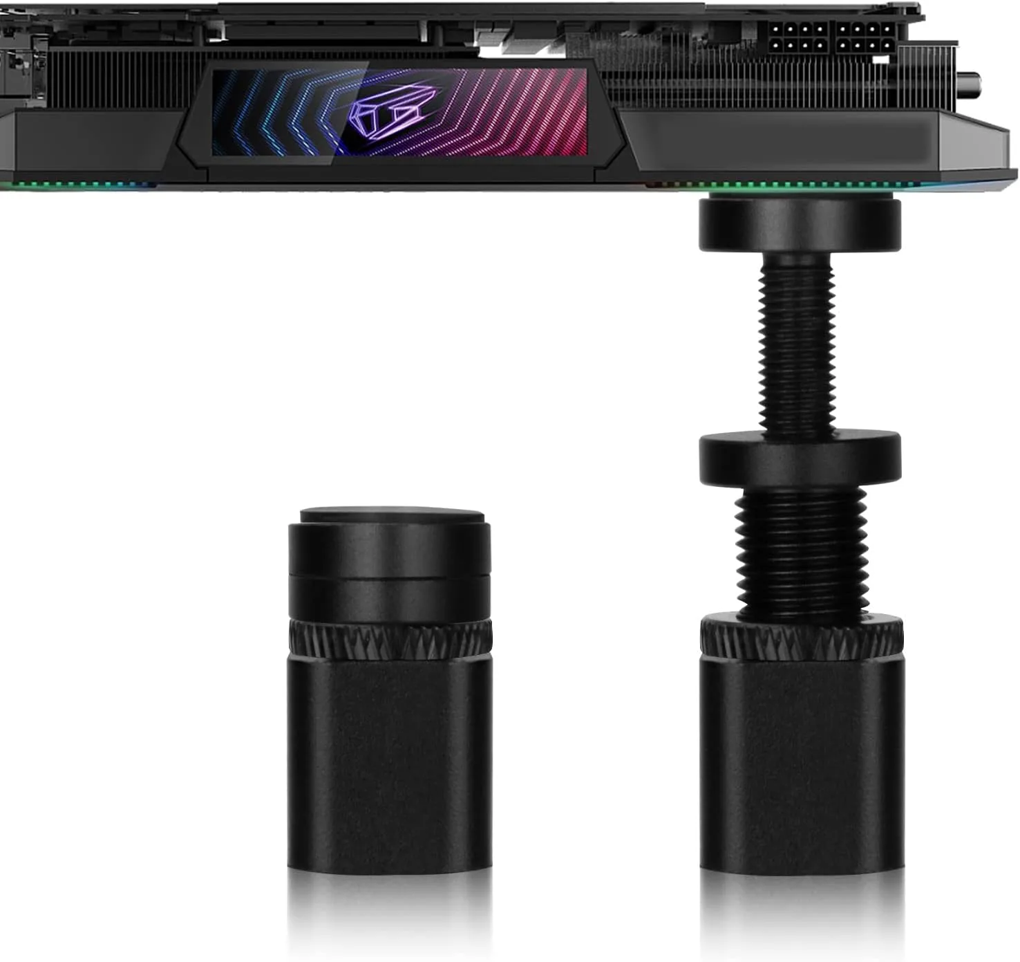 TEAMOLA Short GPU Support Bracket - Adjustable GPU Anti-Sag Stand GPU Mount