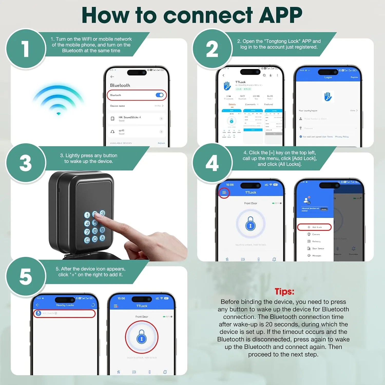 Smart Key Lock Box Electronic Bluetooth Lock Box with APP Control & PIN Code Types,Share eKey Wall Mounted Lock Box for Airbnb Realtor House Office(Black)
