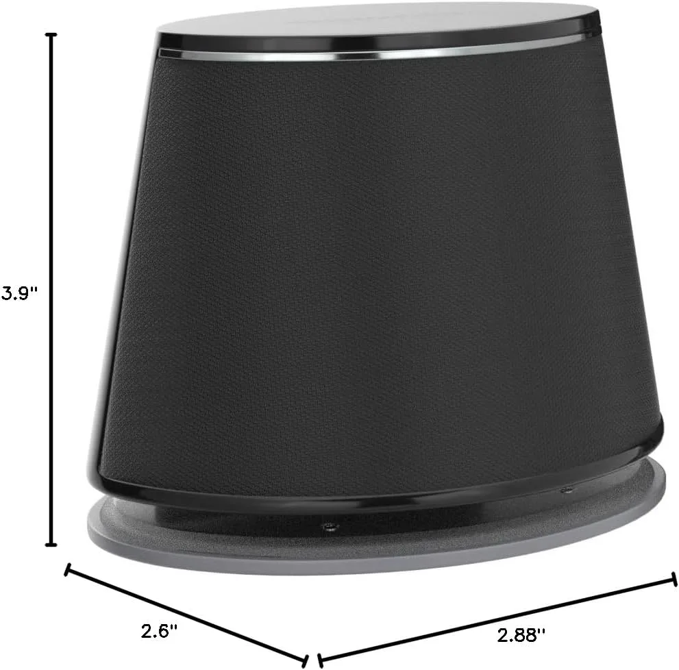 Amazon Basics Stereo 2.0 Speakers for PC or Laptop with Volume Control, 3.5mm Aux Input, USB-Powered, 1 Pair, Black
