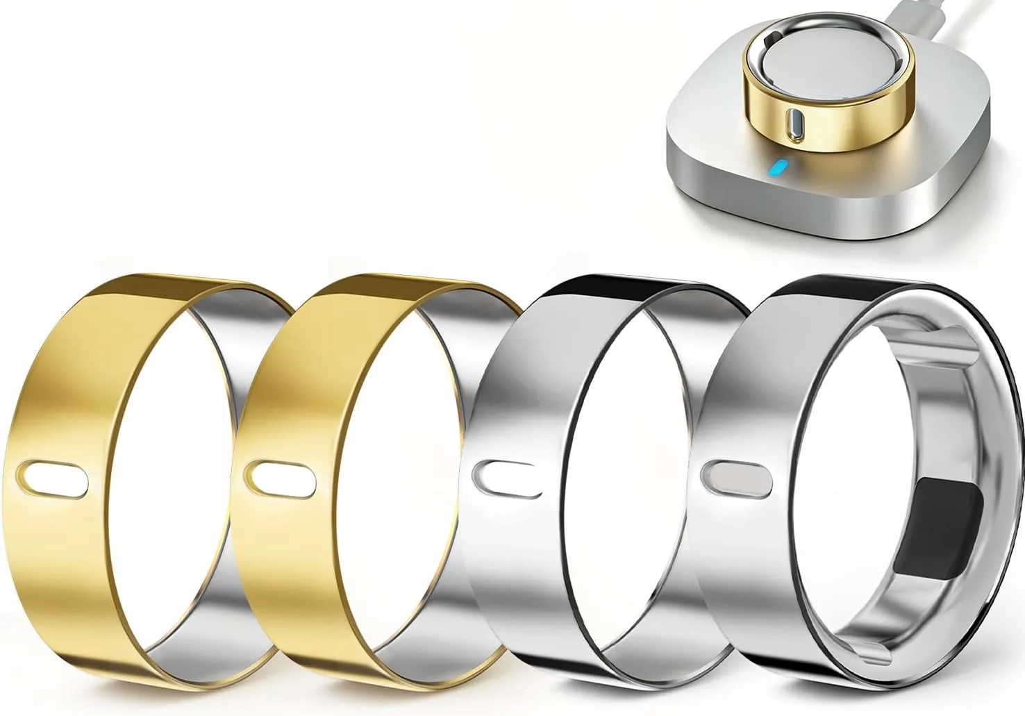 Protector para anillo Hexasider compatible con Oura Ring Gen 4/Gen 3 talla 11 pack 4
