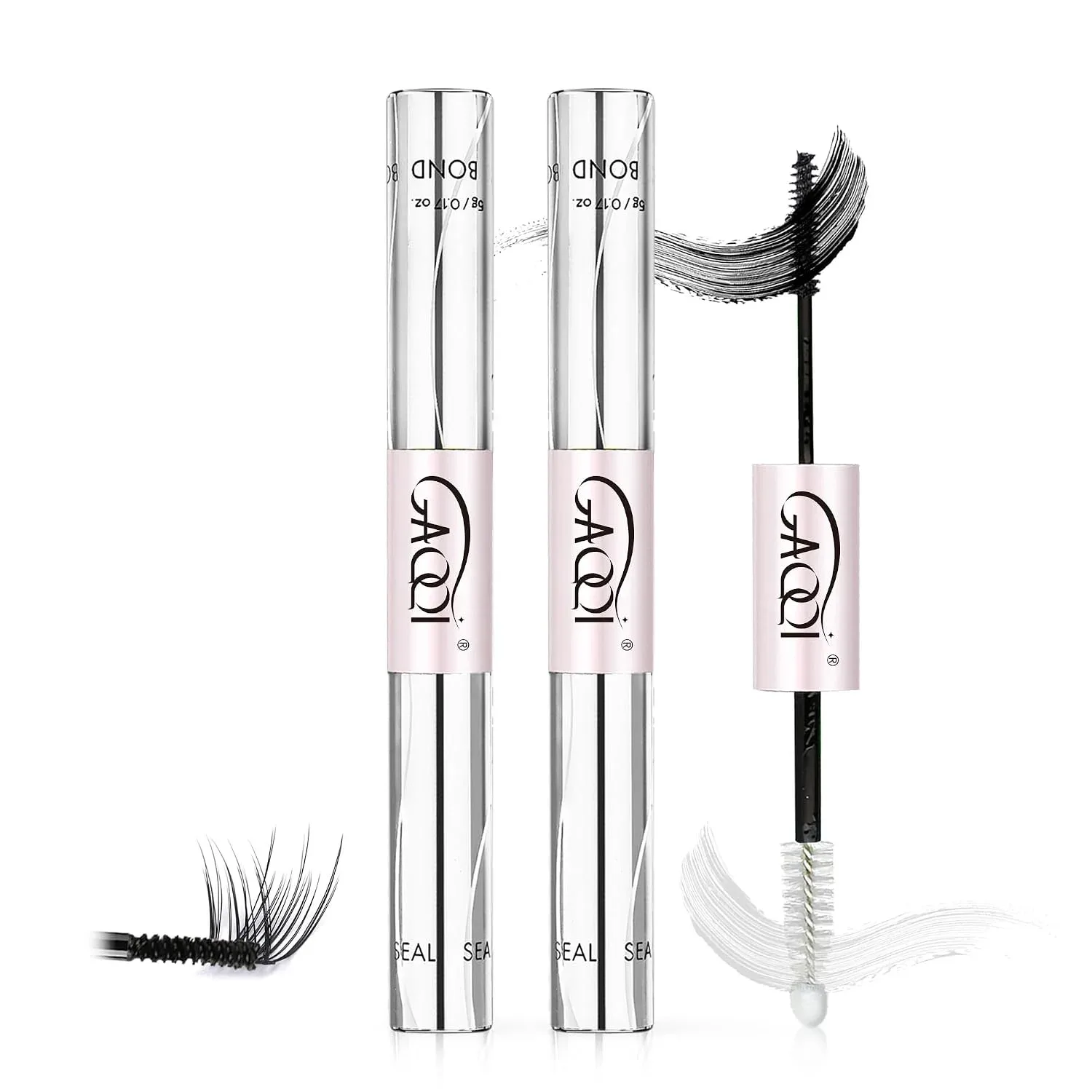 Adhesivo para pestañas Gaqqi Lash Cluster Glue waterproof Negro 2 piezas