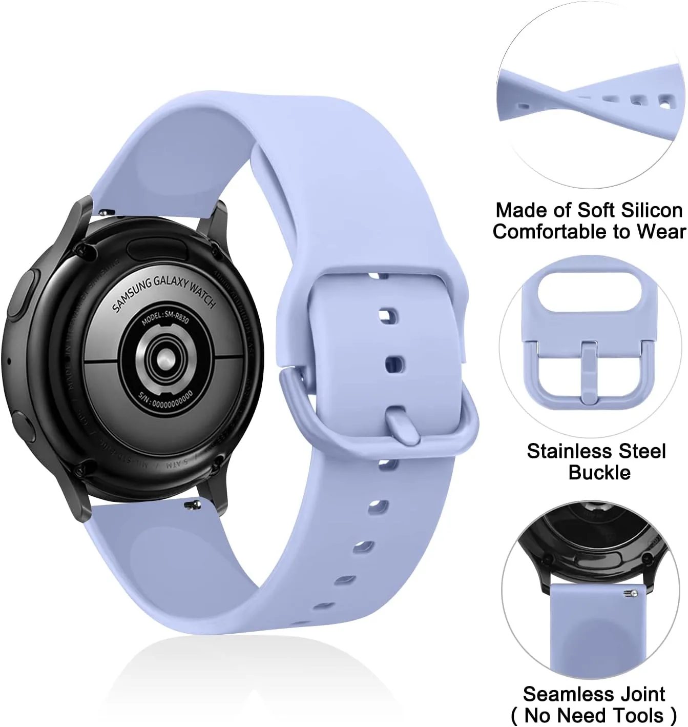 AK Band for Amazfit GTS 4 / GTS 4 Mini / GTS 3 / GTS 2 / GTS 2e / GTS 2 mini / GTS / GTR mini Bands, 20mm Soft Replacement Sport Strap for Amazfit Bip 3 / Bip 3 Pro / Bip U Pro / Bip / Bip Lite / Bip S / Bip S lite / Bip U Smart Watch Women Men