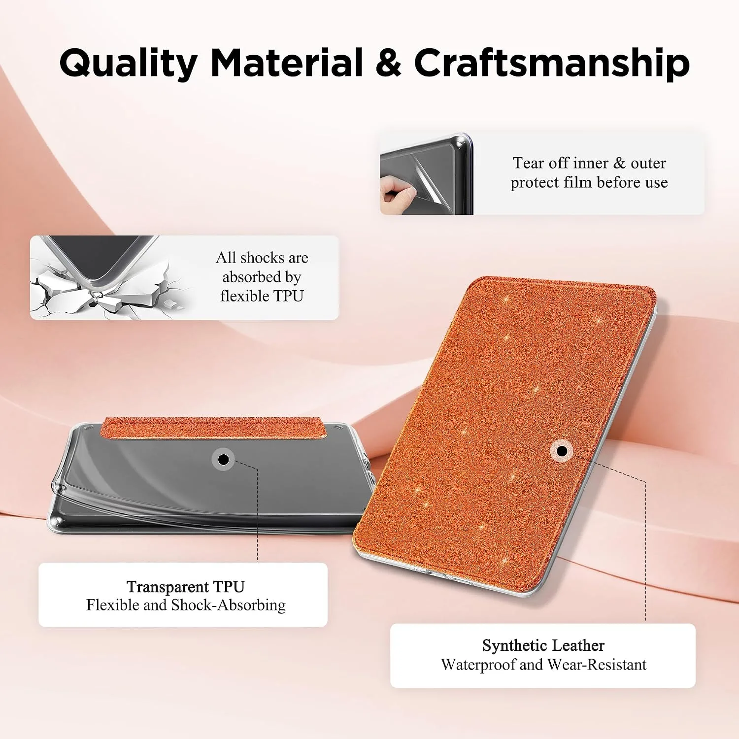 SESENSE Magnetic Case for 7'' Kindle Paperwhite 12th Gen 2024 & Colorsoft