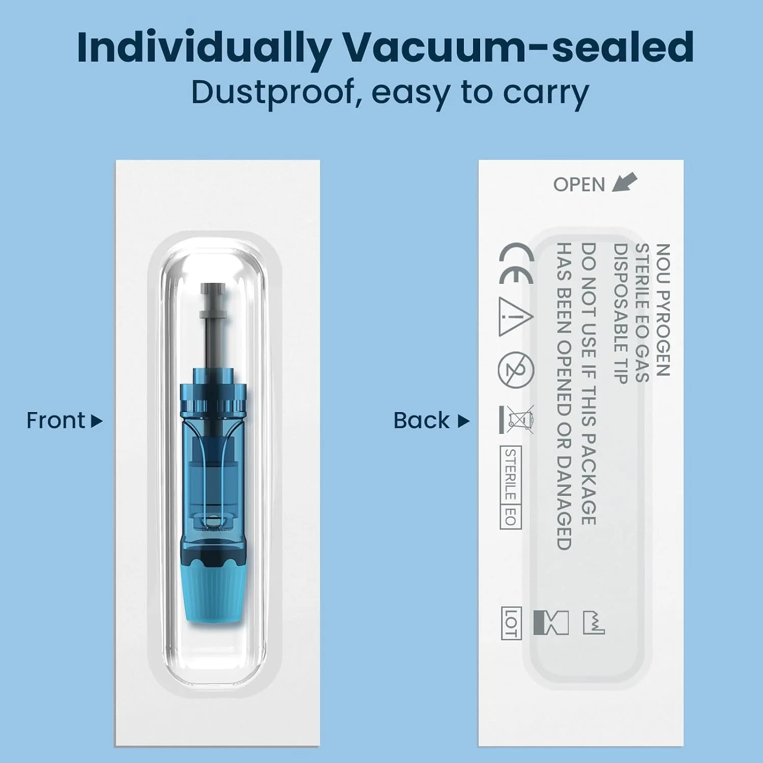 15Pcs Nano Microneedling pen Cartridges for Dr Pen A11/M8S at Home Use