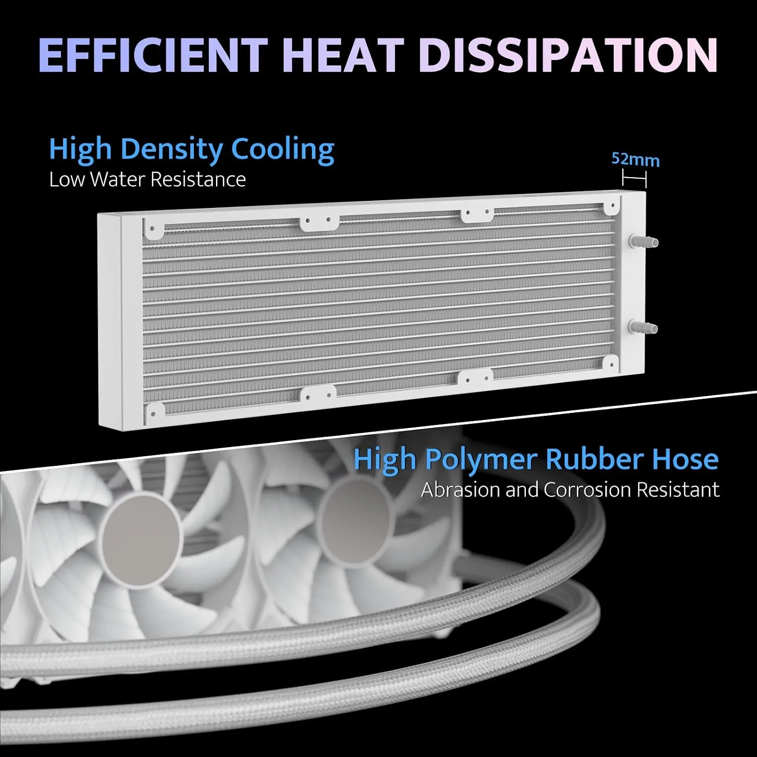 darkFlash DV360S All-in-one Liquid CPU Cooler with 3.2” LCD Screen