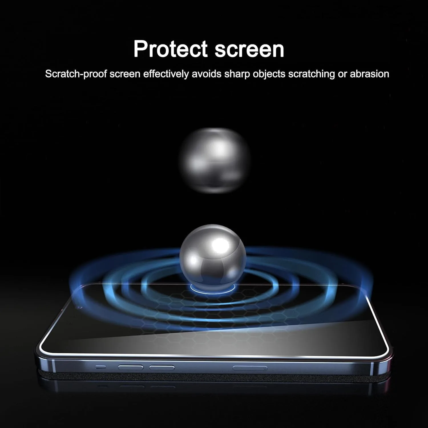 Ailun 3 Pack Privacy Screen Protector for iPhone 17 Pro, Tempered Glass