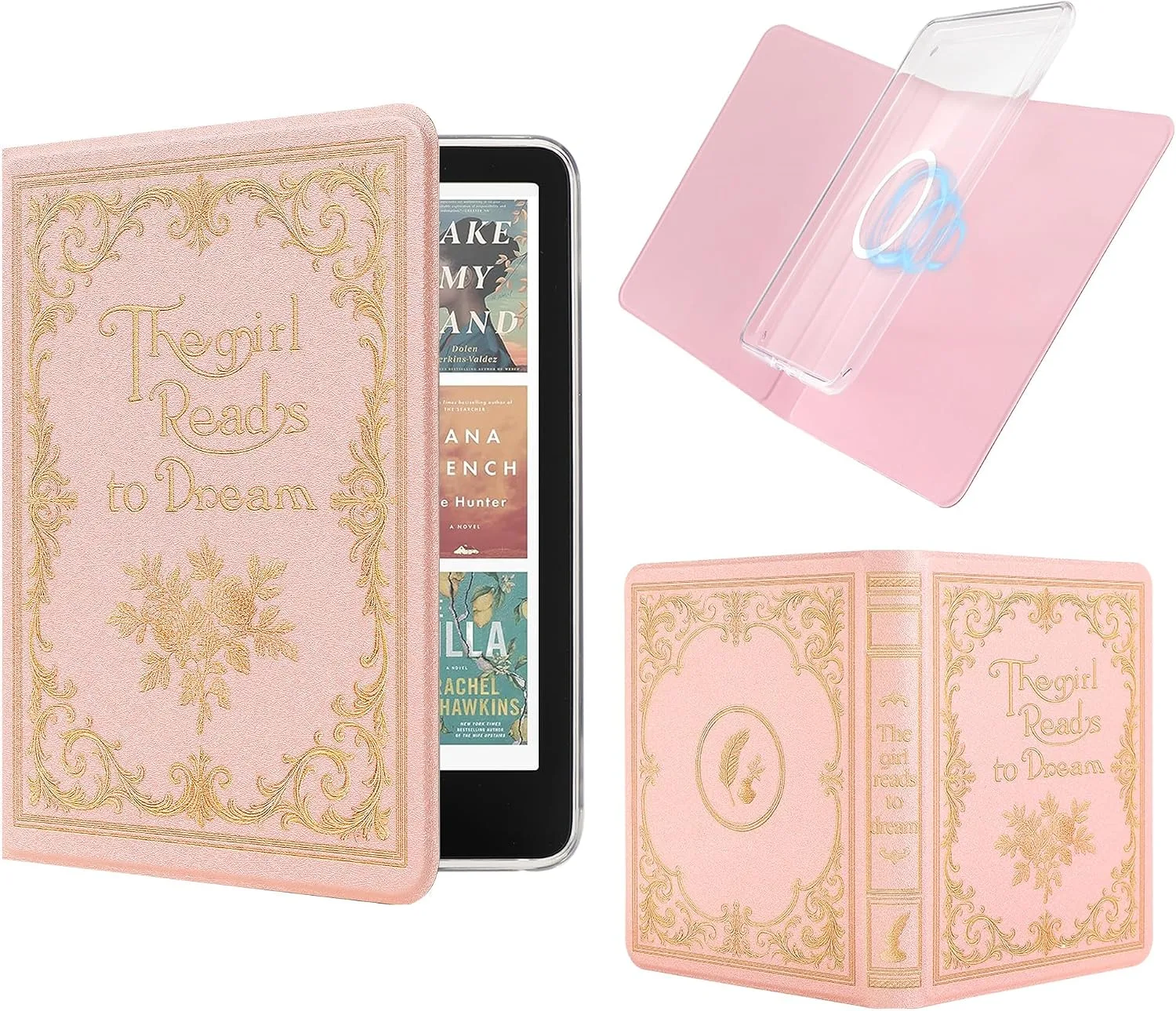 Magnetic Book Cover Case for 7'' Kindle Paperwhite & Colorsoft
