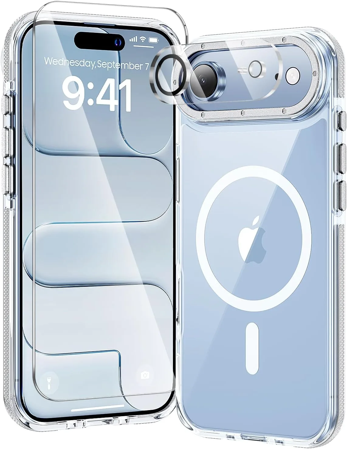 toushion 3 in 1 for iPhone Air Case Clear Bumper
