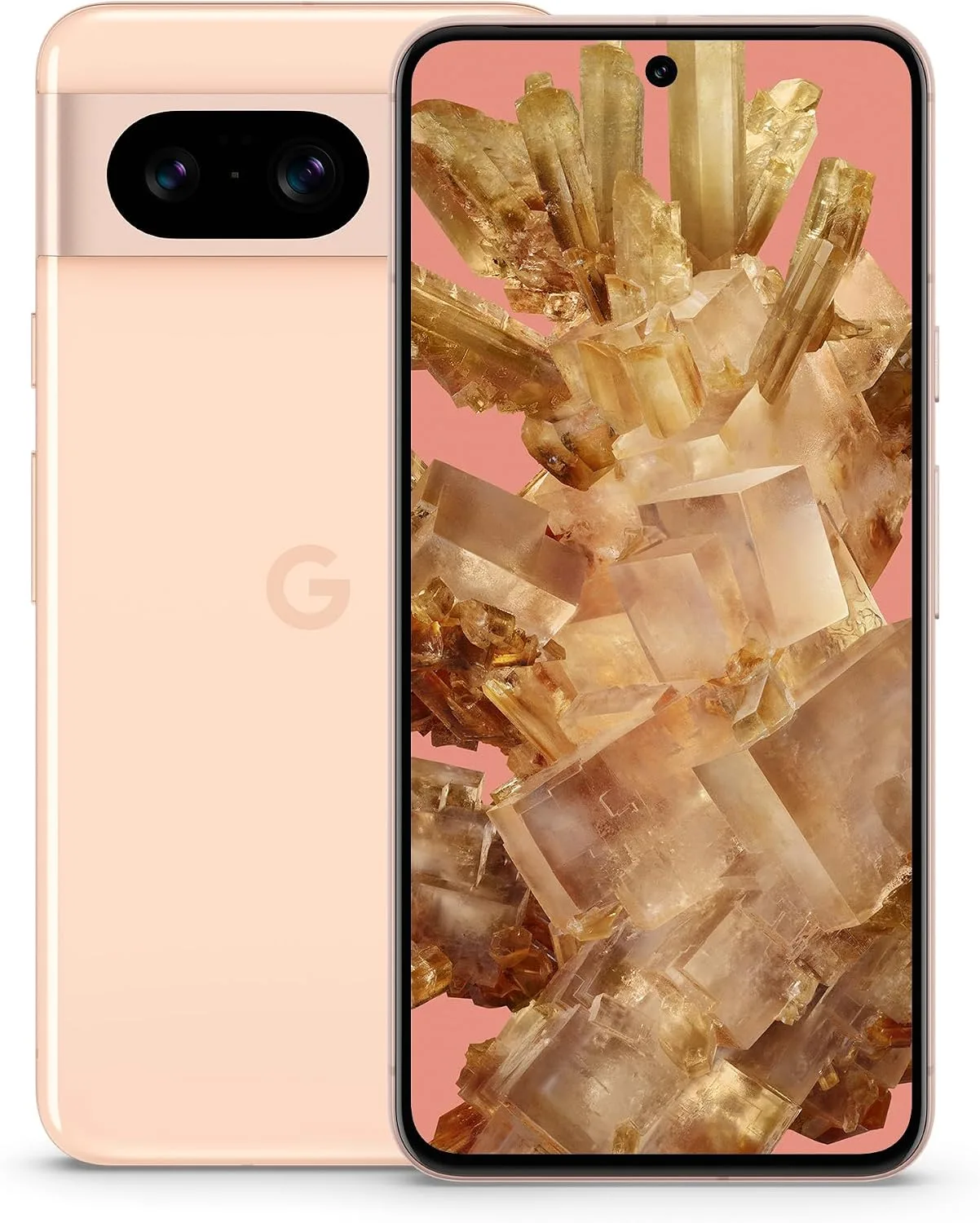 Google Pixel 8 5G,US Version, 128 GB Rose - Unlocked (Renewed)