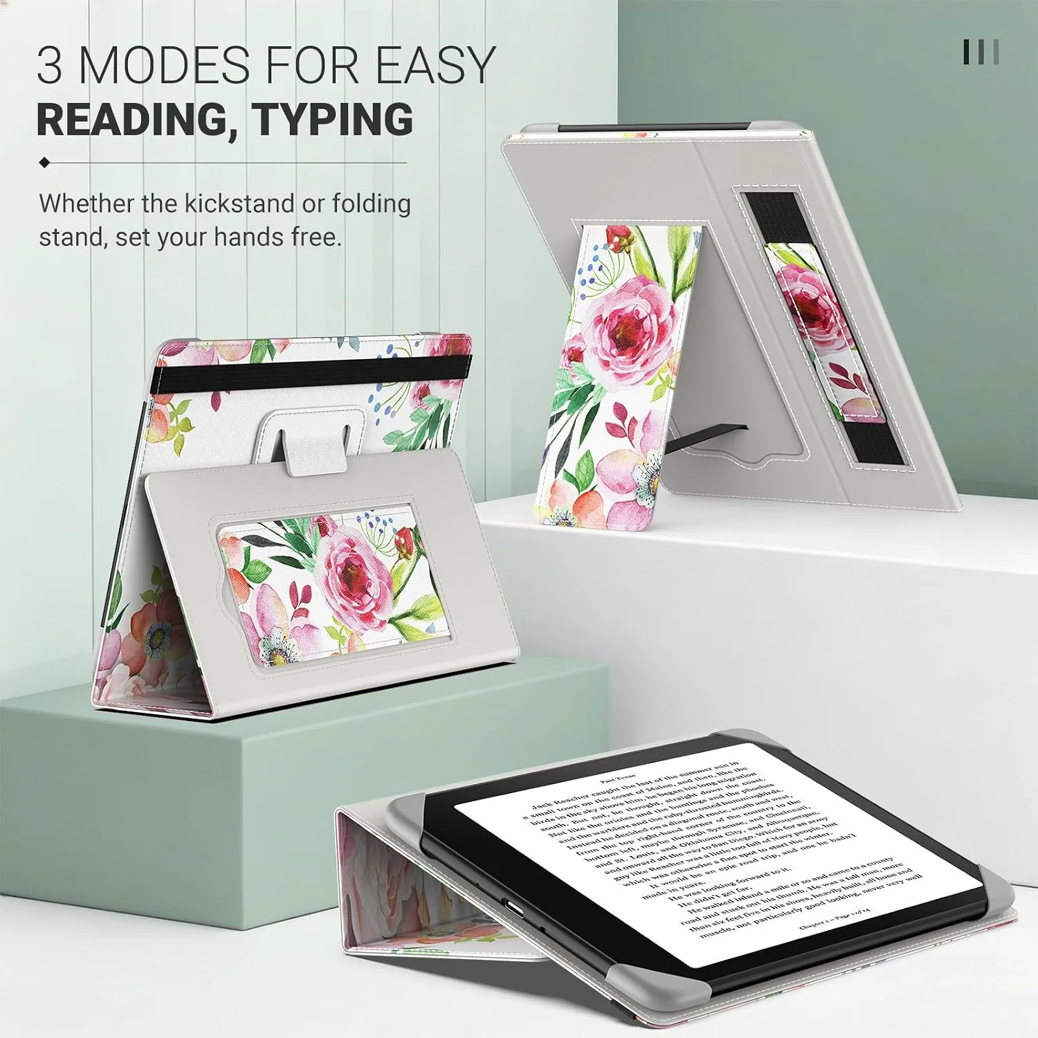 MoKo Universal Case for 6.8,7 Inch Paperwhite eReaders&Tablets,Fragrant