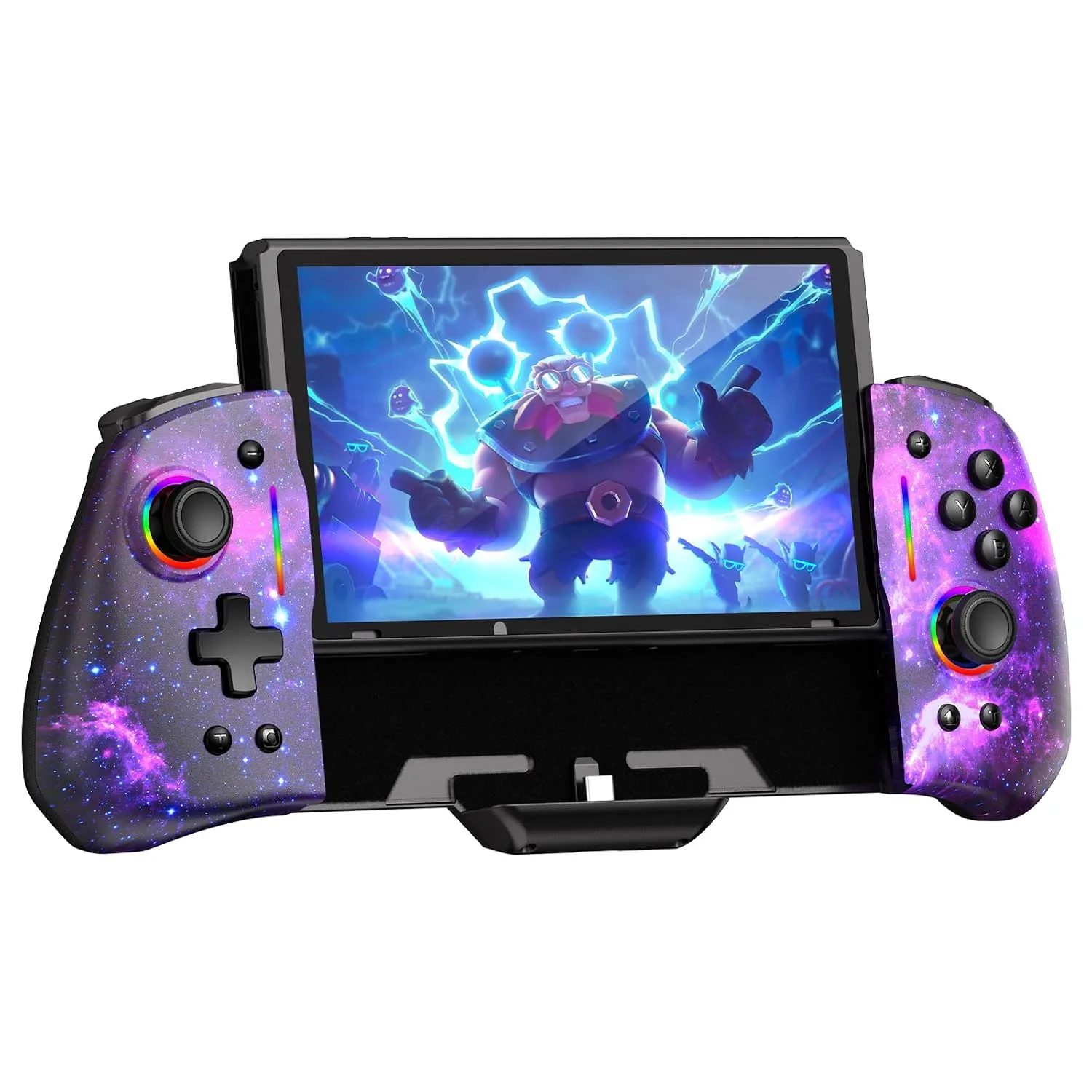 Mando NexiGo Hall Effect Gripcon para Switch/Switch OLED Cosmic Nebula