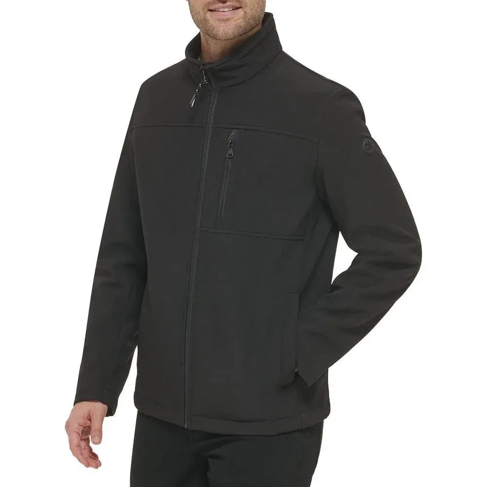 Casaca Calvin Klein Water Resistant Soft Shell Hombre Negro