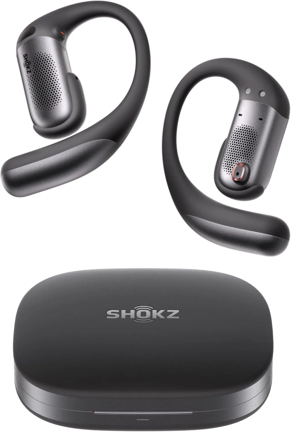 SHOKZ OpenFit Pro Open-Ear Earbuds with Noise Reduction, Dolby Atmos, Black