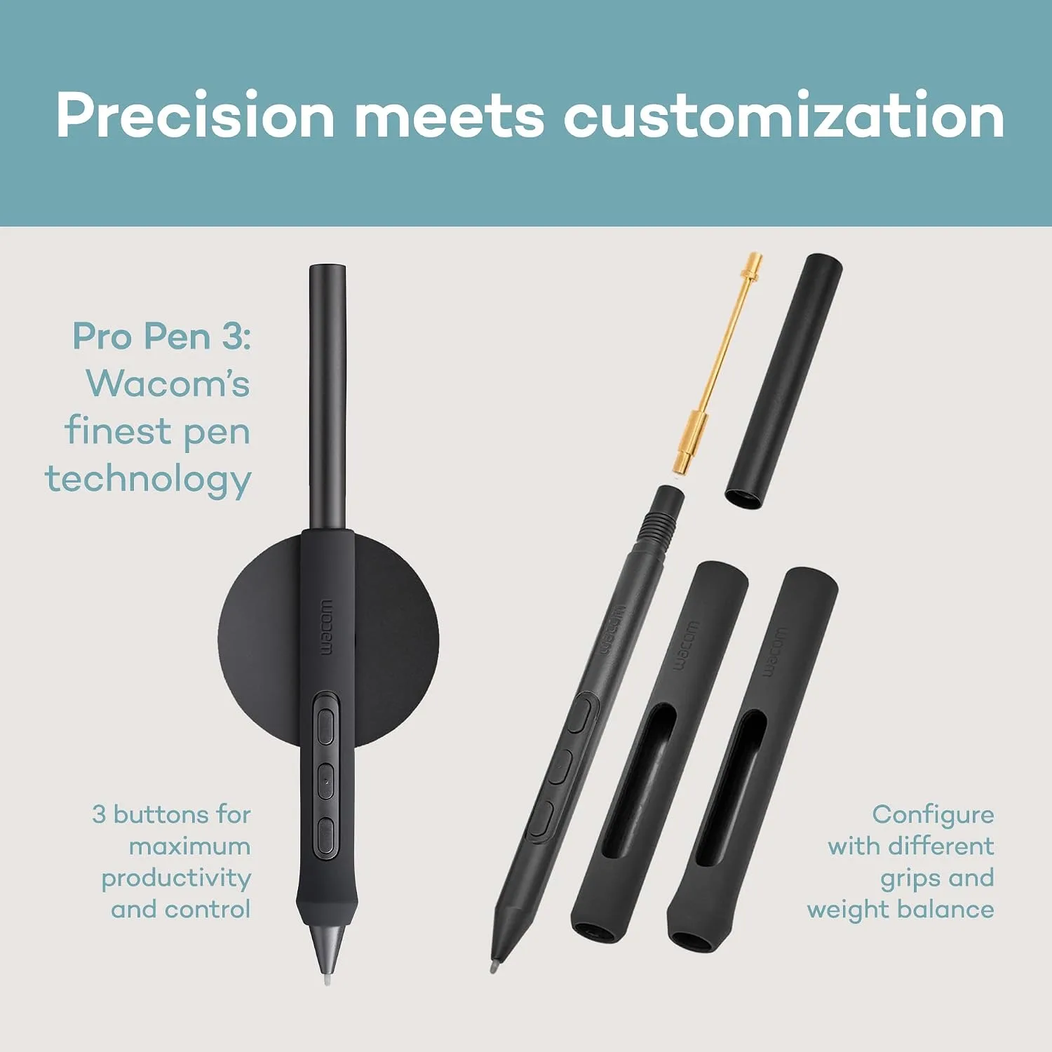 Wacom Intuos Pro Medium, Bluetooth Graphic Drawing Tablet with ProPen 3