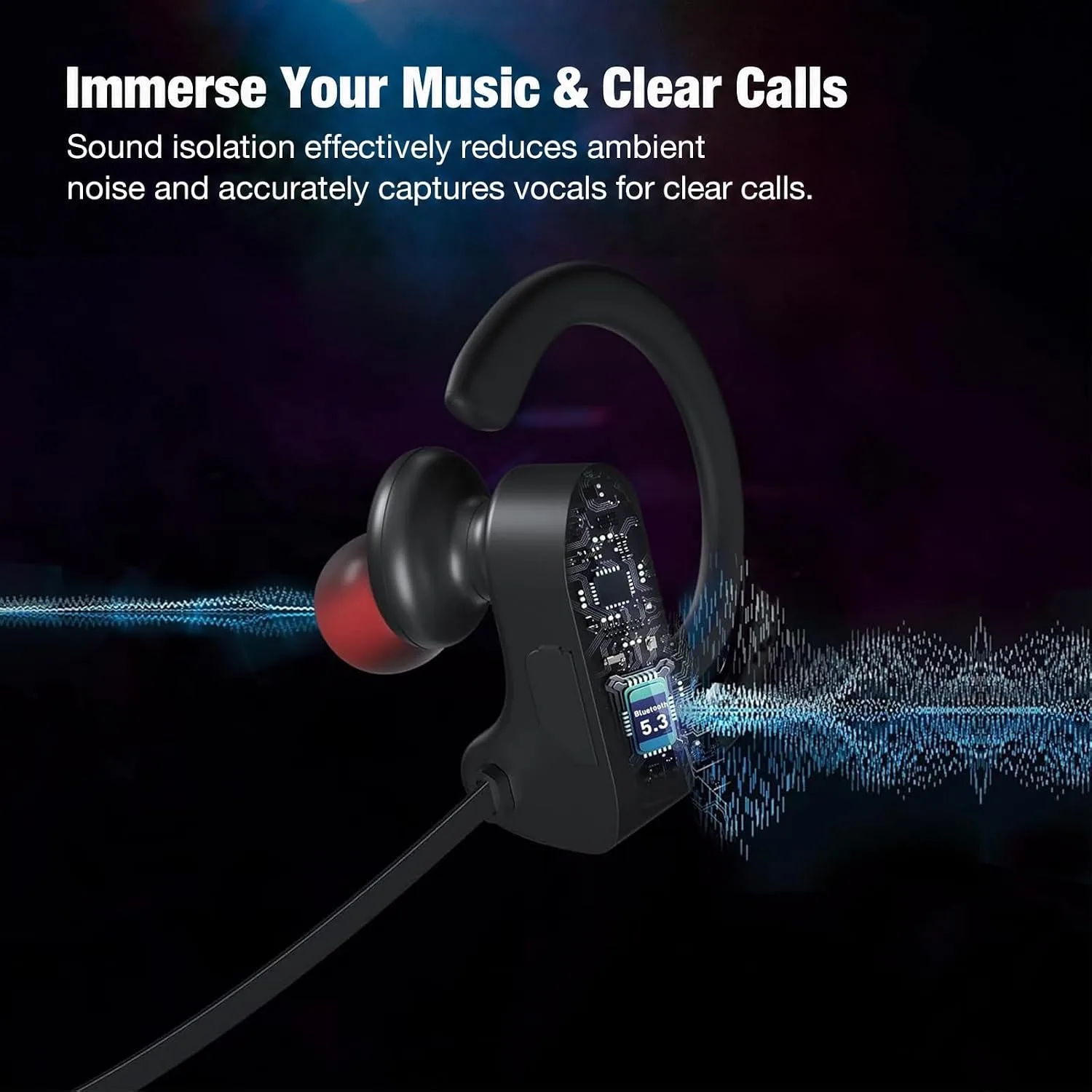 JOYWISE Bluetooth Headphones, 16H Playtime, AI Music Creation Earbuds