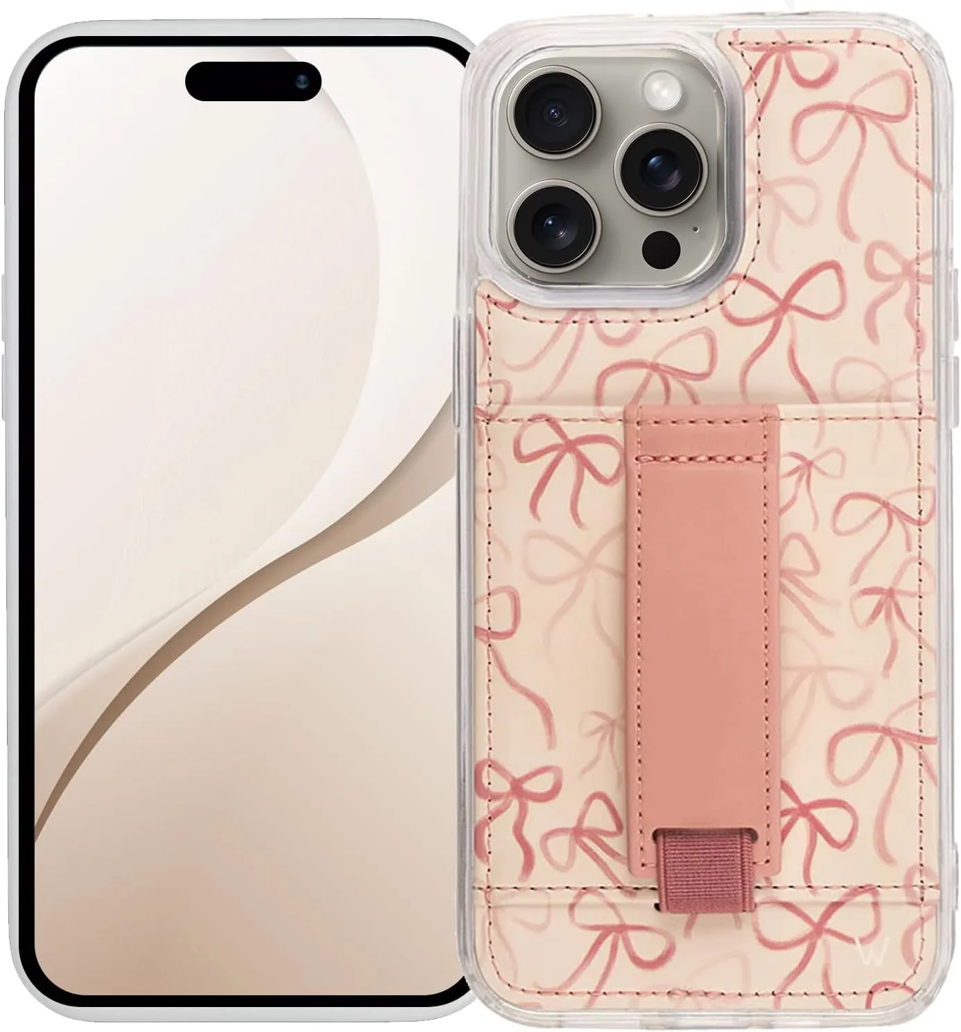 Walli Cases Wallet Phone Case for iPhone 14 Pro Max, Card Holder Kickstand