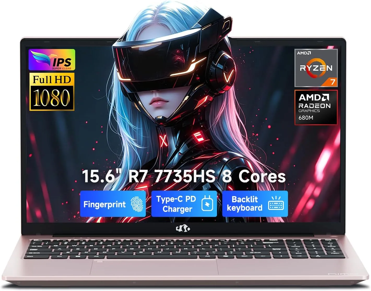 Laptop Nimo 15.6" Ryzen 7 7735HS 64GB DDR5 1TB SSD Radeon 680M Windows 11