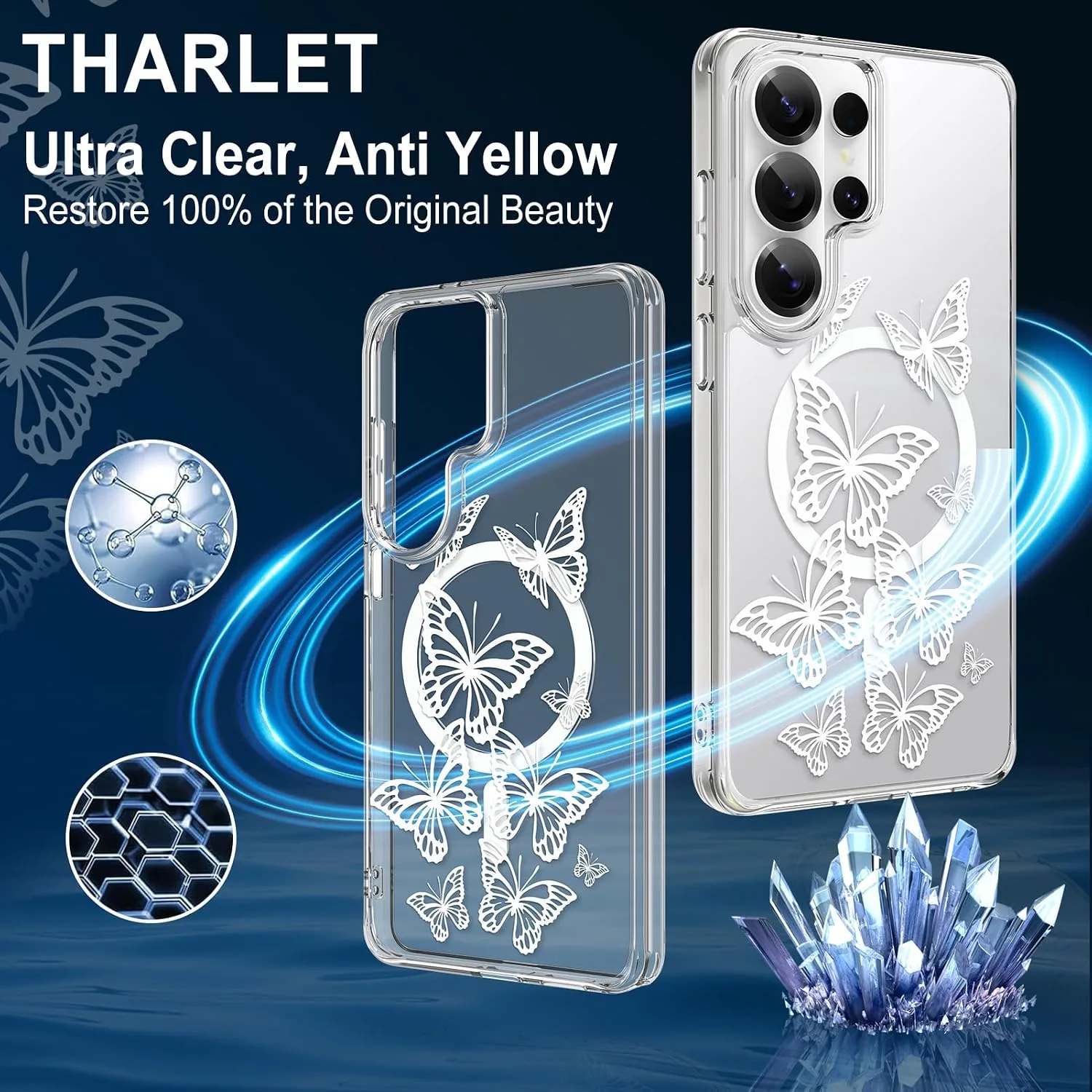 tharlet Magnetic for Samsung Galaxy S26 Ultra Case, Compatible with MagSafe