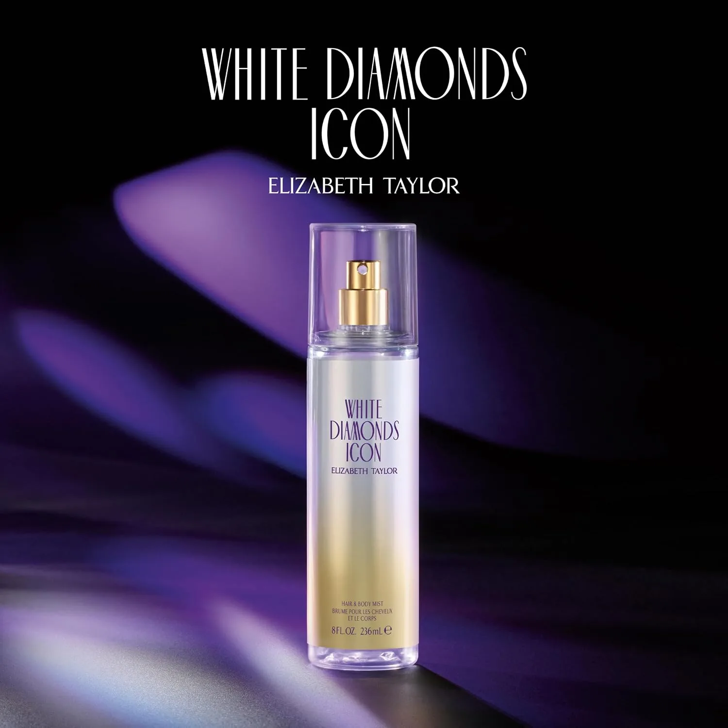Elizabeth Taylor White Diamonds Icon Hair & Body Mist, 8 fl oz
