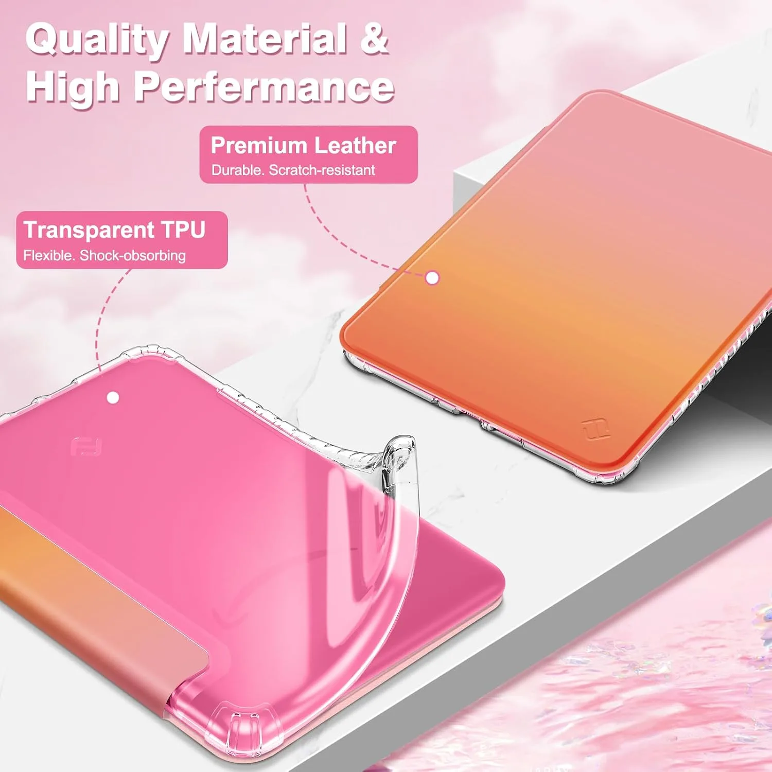 Fintie Clear Case for 7" Kindle Paperwhite 12th Gen 2024 & Kindle Colorsoft