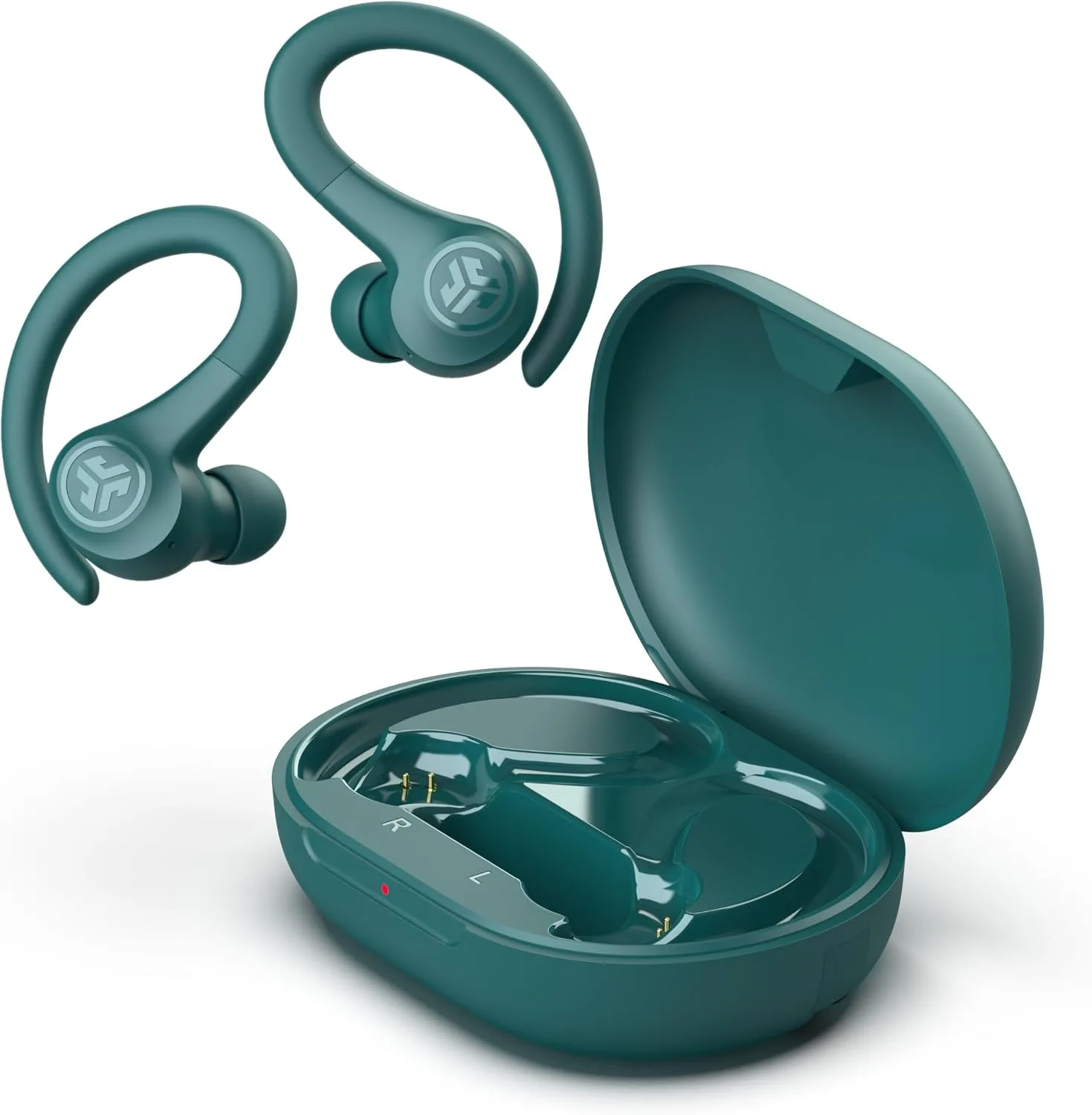 JLab, Go Sport+, True Wireless Workout Earbuds, Bluetooth Sport Earbuds, Clear Calling, Teal