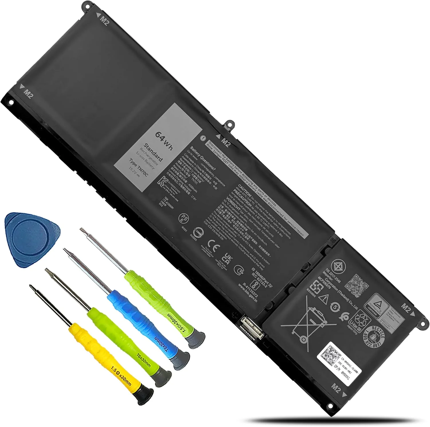 Batería para laptop Boweirui TN70C para Dell Latitude 3320 3420 3520