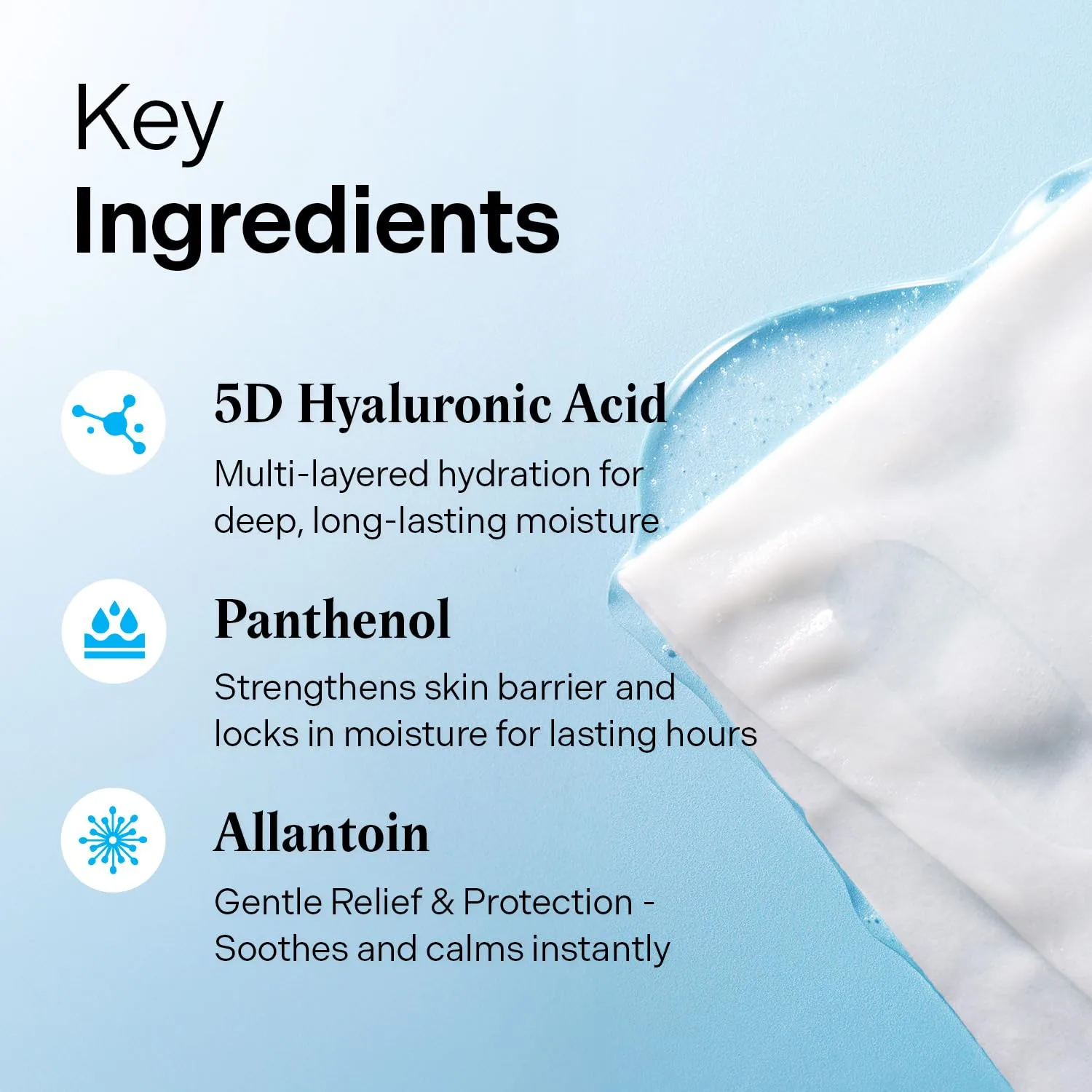 Torriden DIVE IN Hyaluronic Acid Facial Mask (10 sheets) | Deep Hydration Korean Face Sheet Mask | Panthenol & Allantoin | Korean Skincare Mask (Pack of 2)
