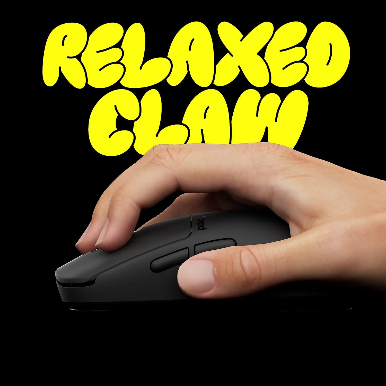 Pulsar Gaming Gears X2N Crazylight Wireless Gaming Mouse, Medium, Jet Black