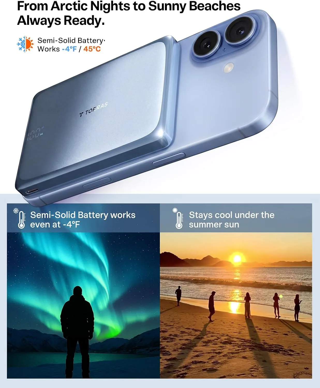 TORRAS MiniMag Pro iPhone 18 Pro Max Portable Charger Power Bank, 10000mAh