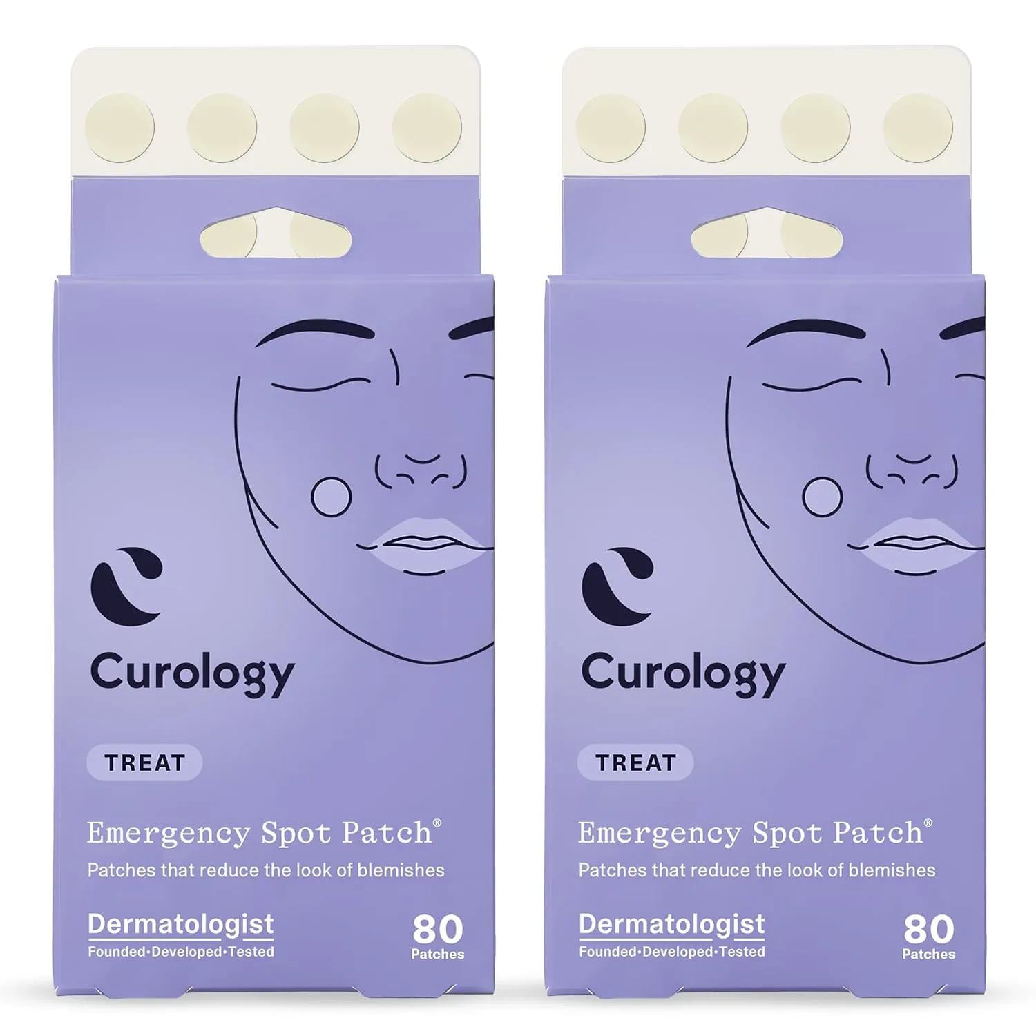 Curology Clear Pimple Patches for Face, Hydrocolloid Acne Spot Stickers