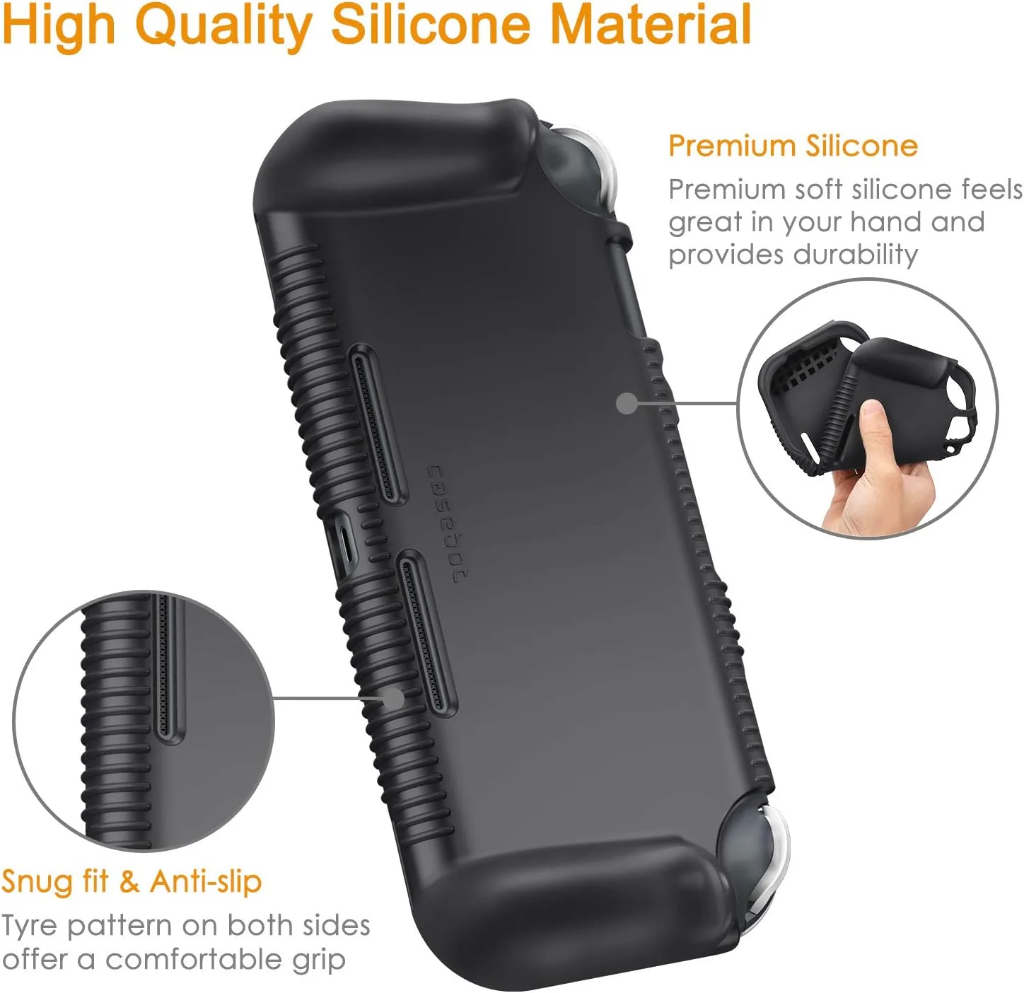 FINTIE Soft Silicone Protective Case for Nintendo Switch Lite 2019
