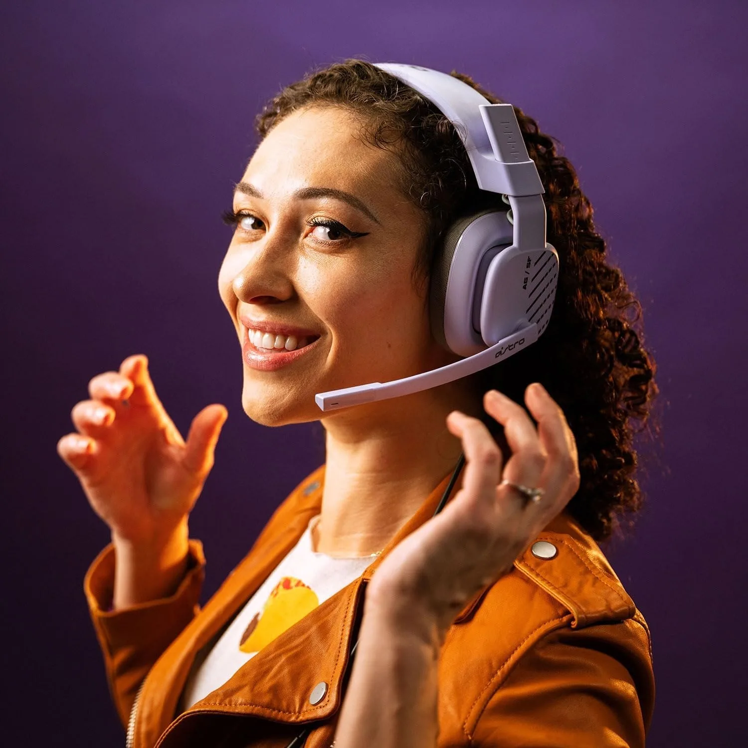 Logitech G Astro A10 Gen 2 Cross-Platform Wired Gaming Headset - Lilac