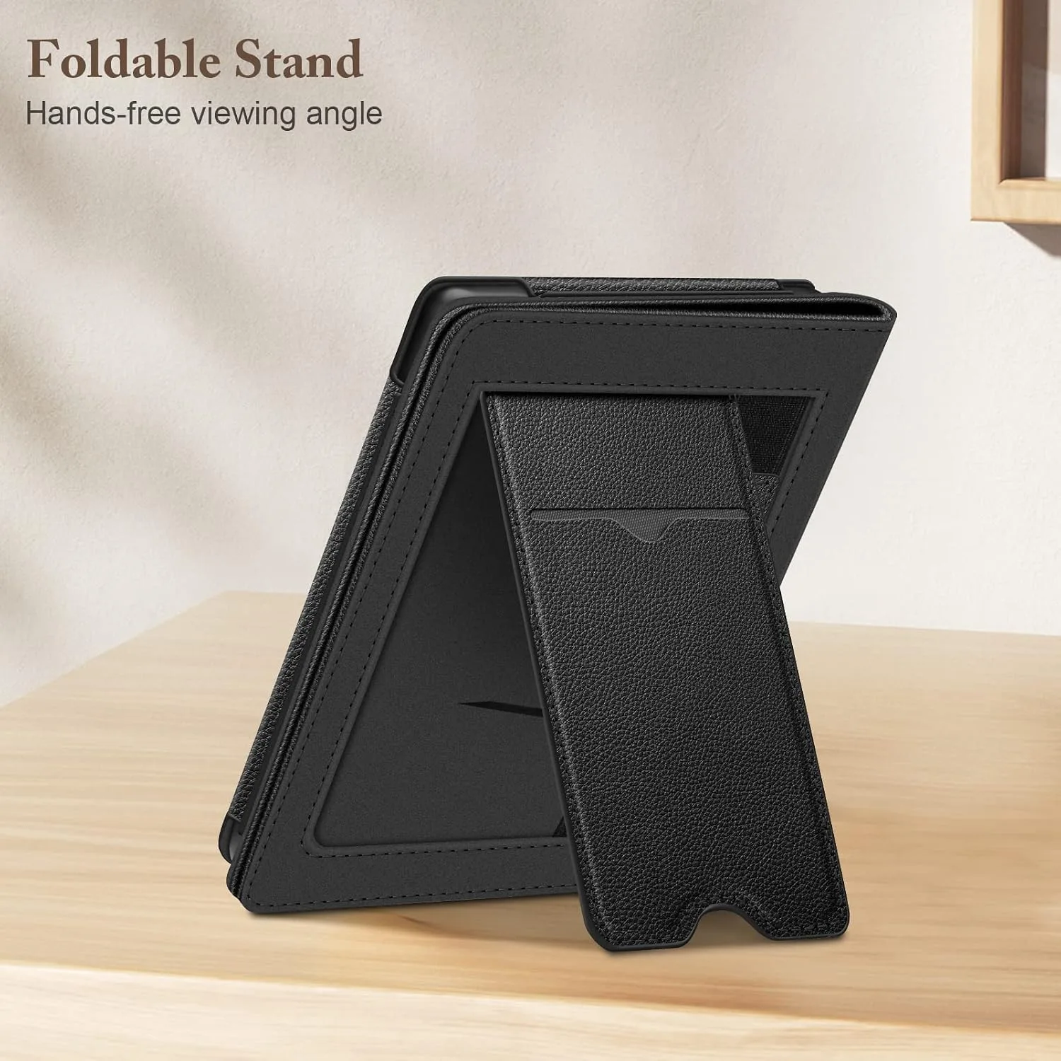 Fintie Stand Case for 6" Kobo Clara Colour/Kobo Clara BW/2E, Black