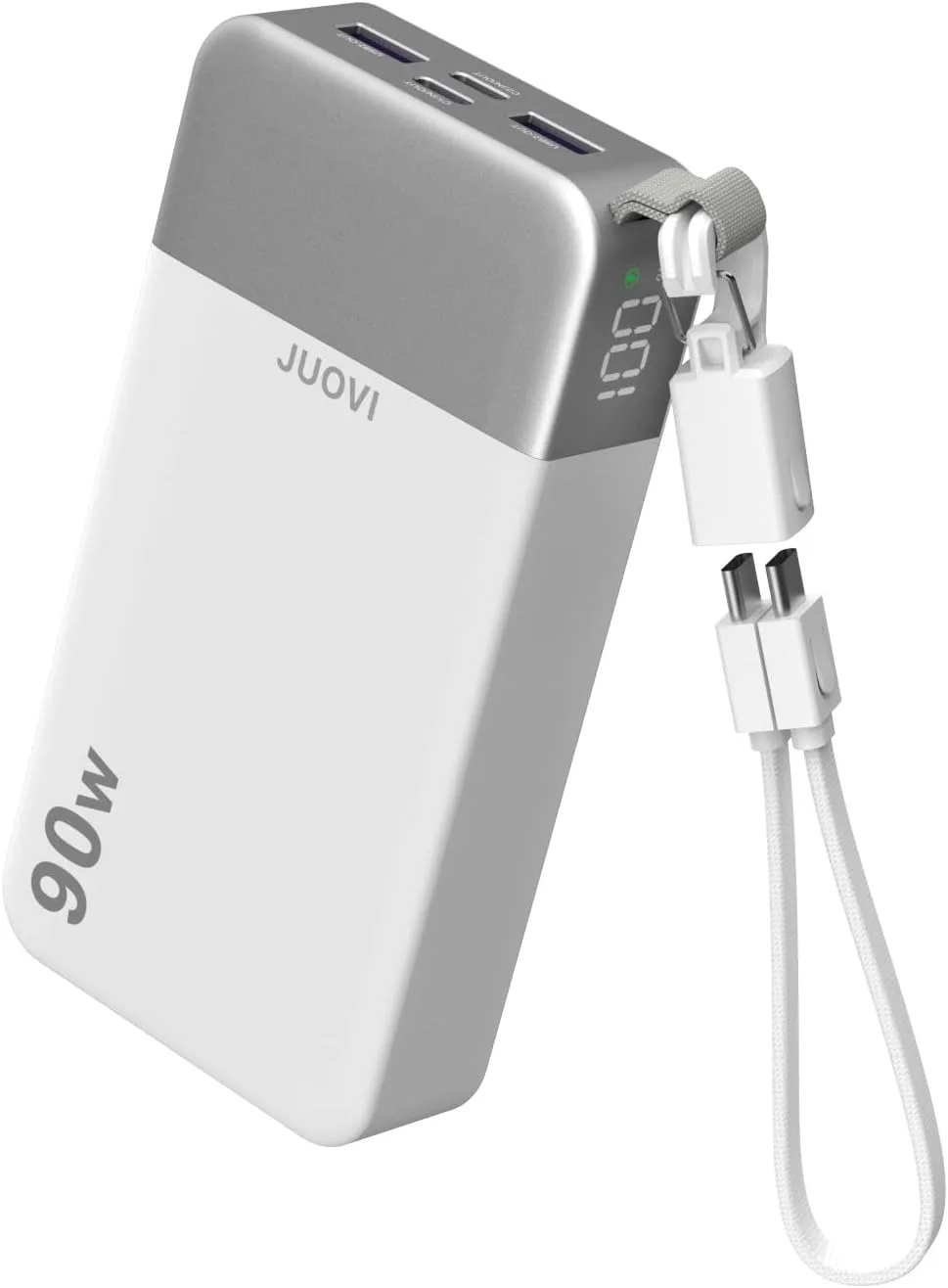JUOVI 90W Portable Charger for Laptop Power Bank 20000mAh with USB-C Cable