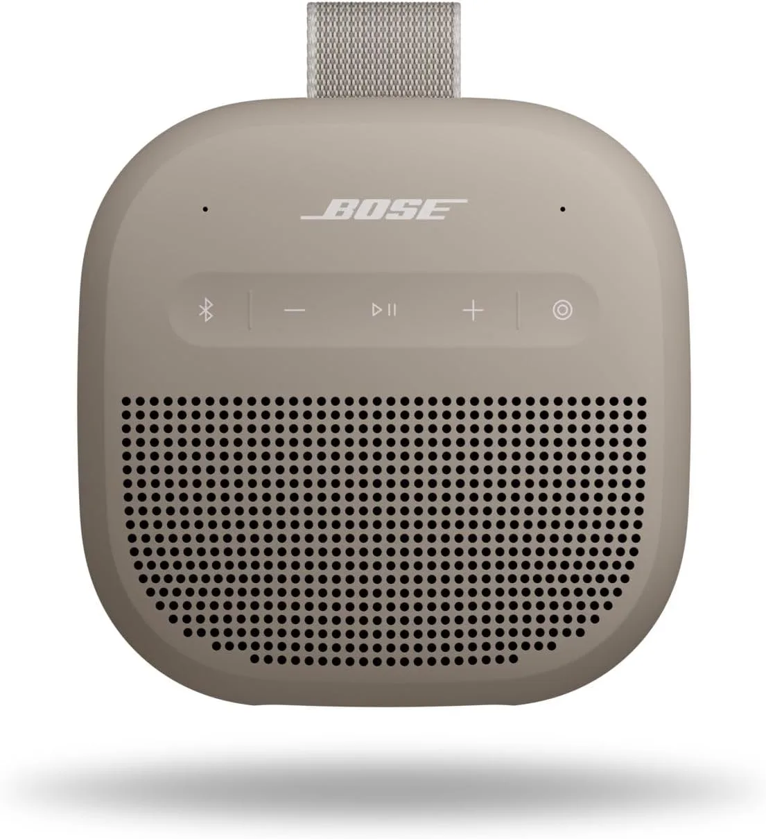 Bose SoundLink Micro Portable Bluetooth Speaker (2nd Gen), Wireless Outdoor Speaker, Up to 12 Hours Battery Life, Waterproof and Dustproof, Sandstone