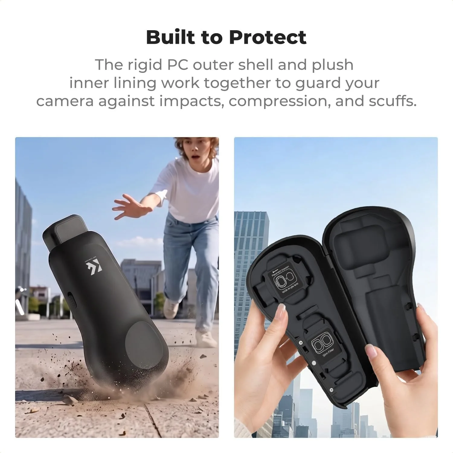 K&F CONCEPT Protective Case Compatible with DJI Osmo Pocket 4P