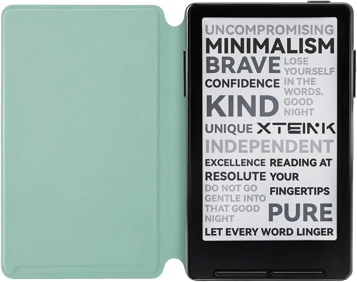 Estuche Xteink X3 Slim Magnético para lector Xteink X3 Verde Menta