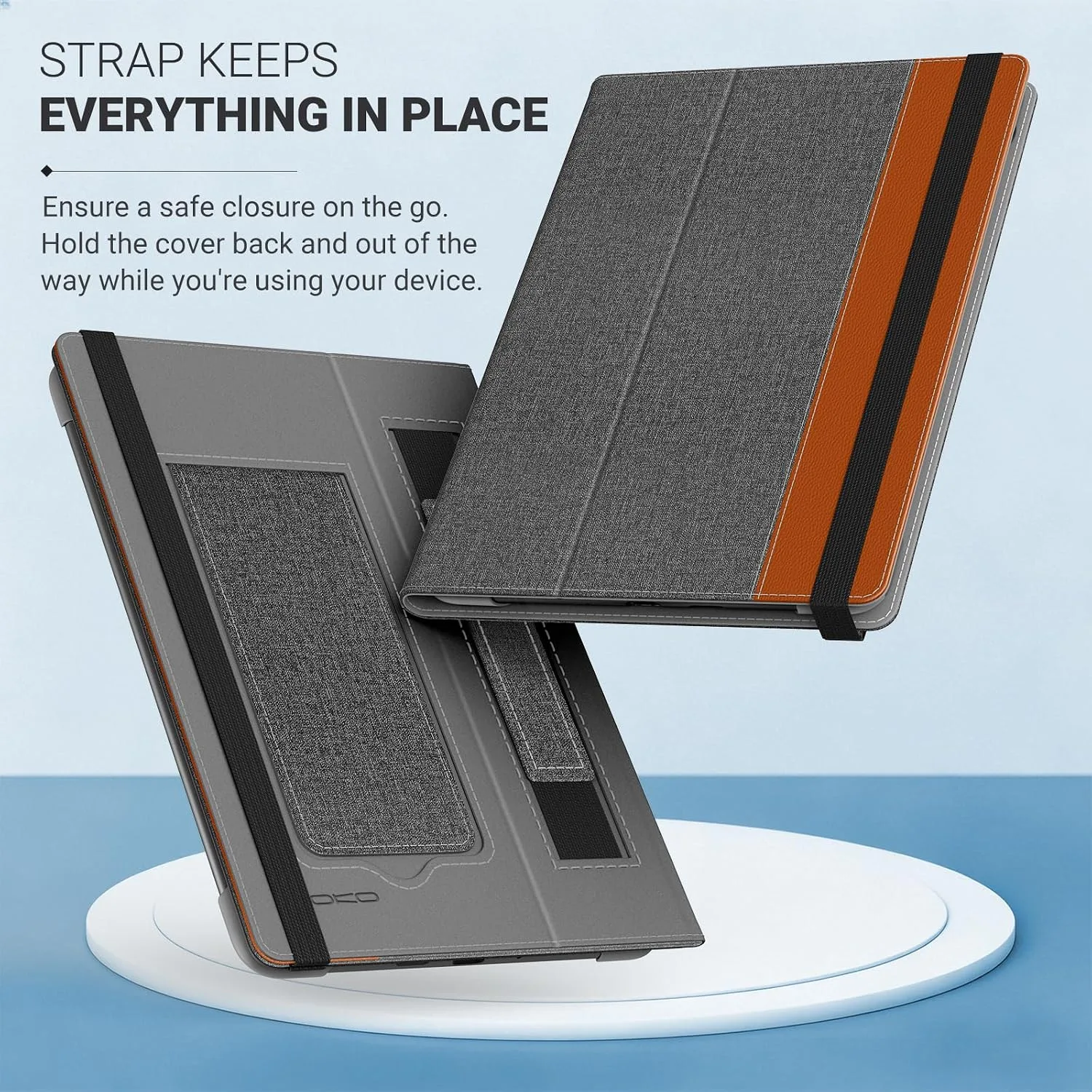 MoKo Universal Case for 6.8,7 Inch Paperwhite eReaders&Tablets,Gray/Black