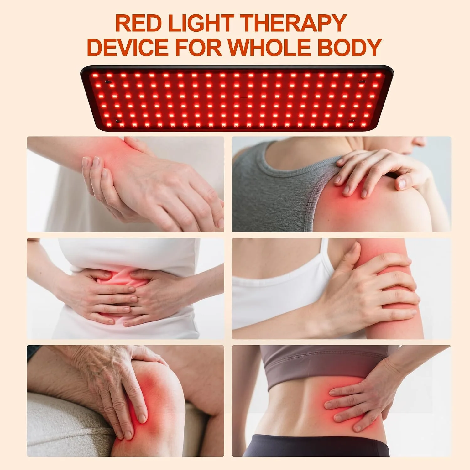 Morfone Red Light Therapy for Body Face Tri-Wavelength 660nm, 850nm, 940nm