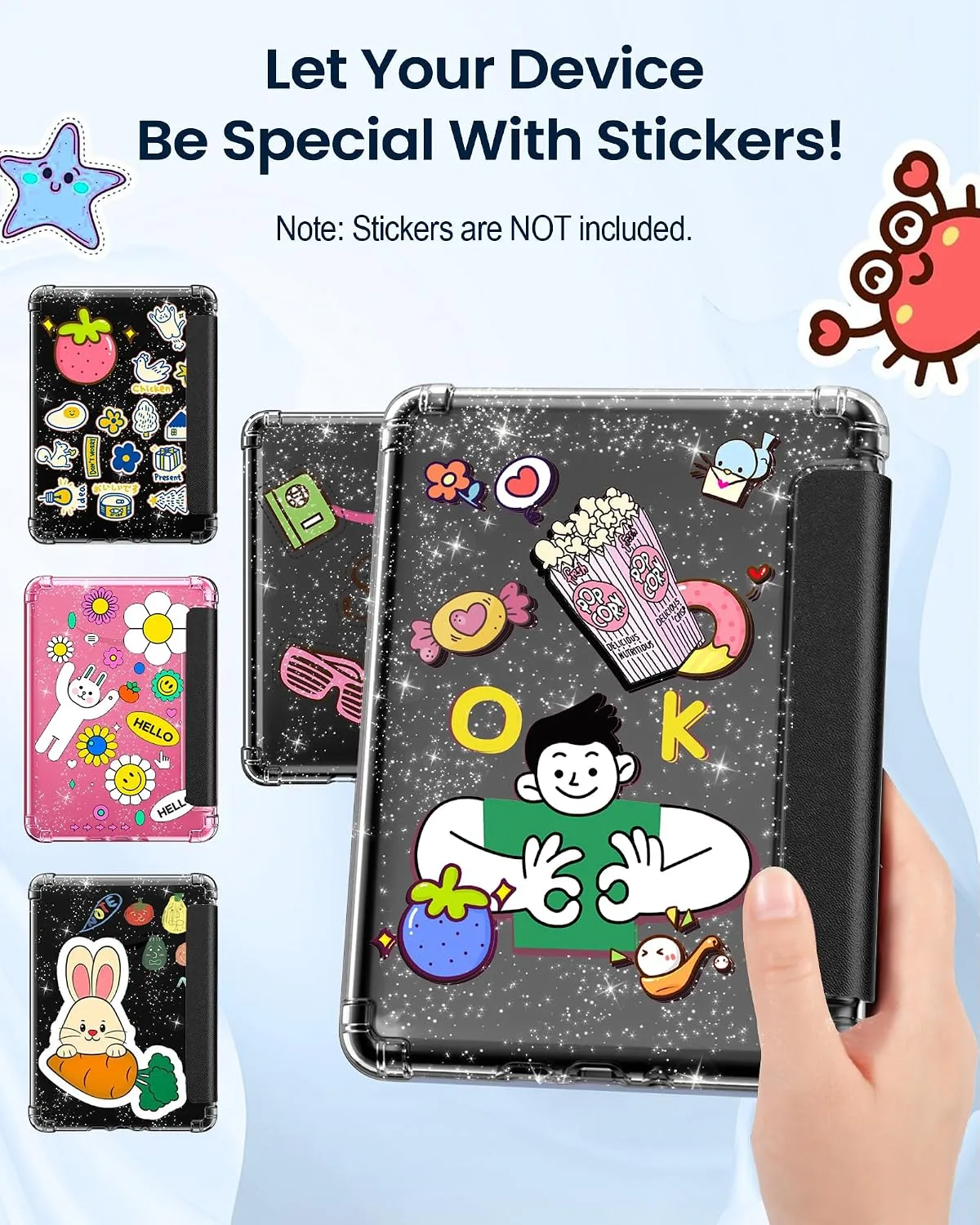 MoKo Case for 7" Kindle Paperwhite 12th Gen & Colorsoft 2024, Black