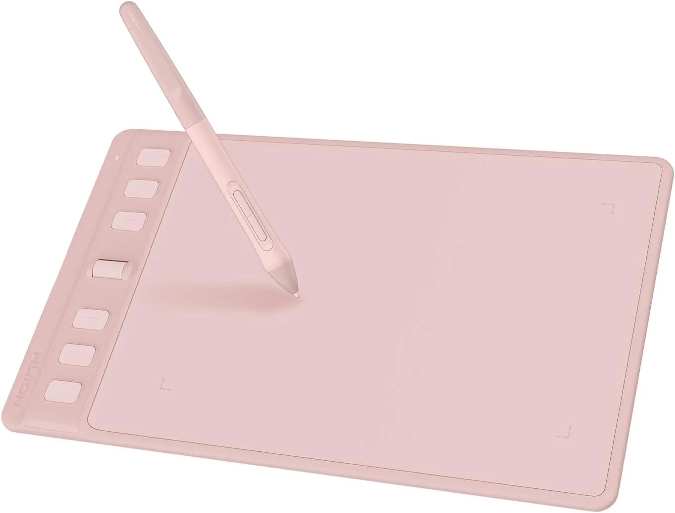 HUION Inspiroy 2 Small Drawing Tablet with Scroll Wheel, 6.3 x 3.9, Pink