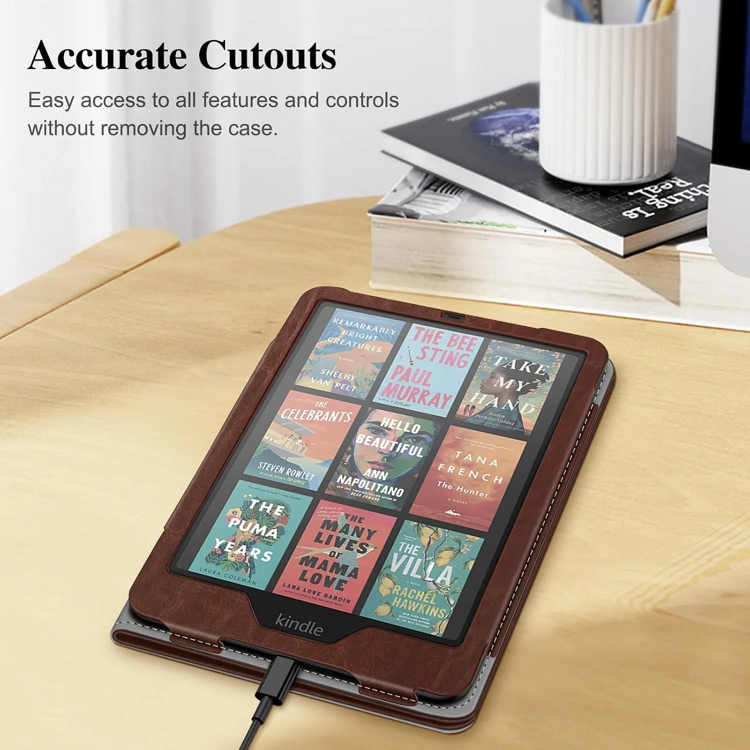 Fintie Folio Case for Kindle Paperwhite 12th/11th Gen & Kindle Colorsoft