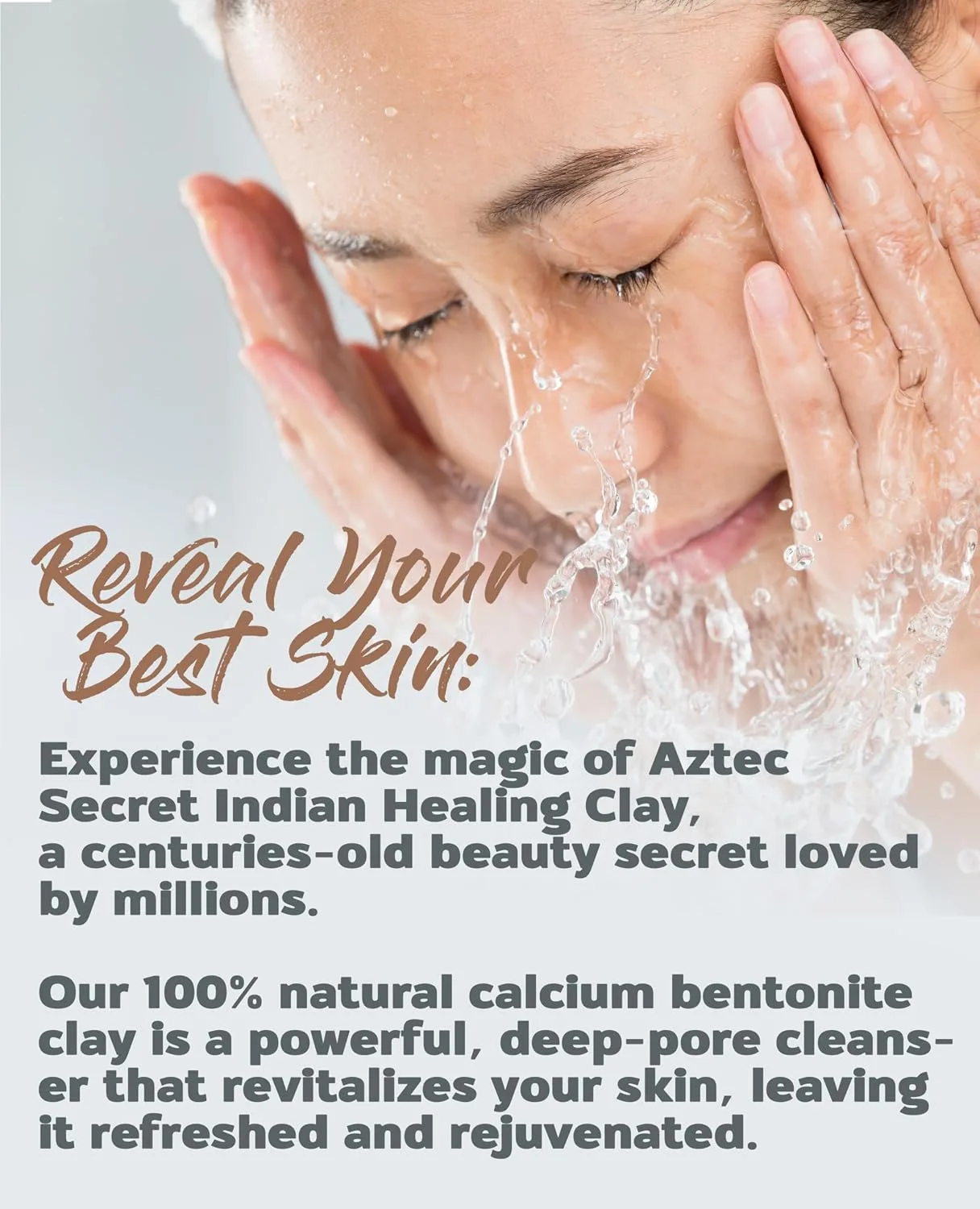 Aztec Secret– Indian Healing Clay 16 Oz – Deep Pore Cleansing Facial & Body Mask – The Original 100% Natural Calcium Bentonite Clay – New Version 2
