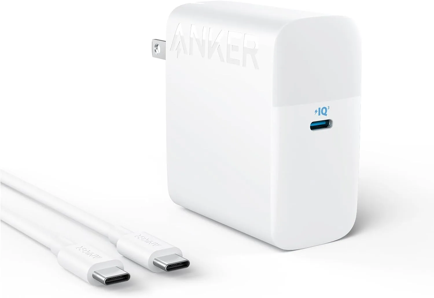 Anker Laptop Charger, Compact Foldable 100W USB C Charger with 5FT Cable