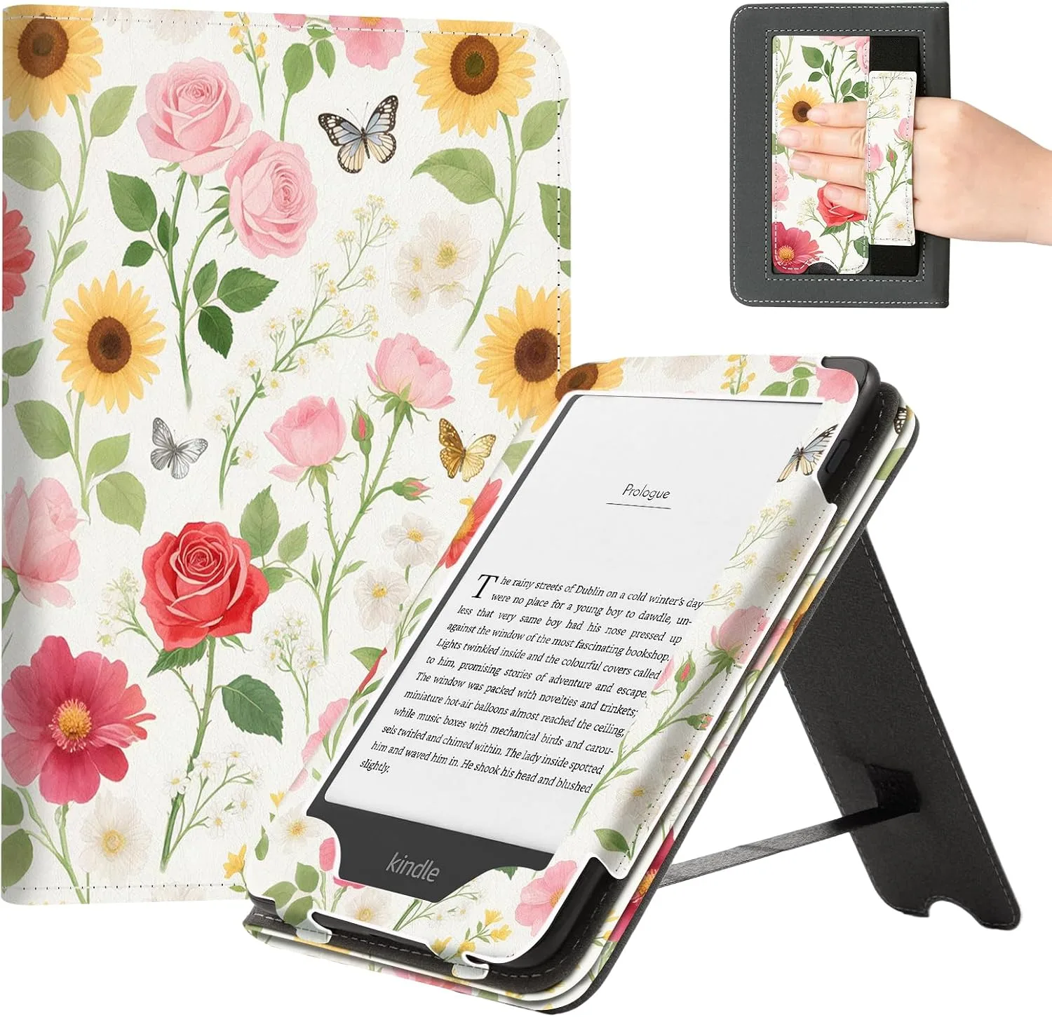 CoBak Case with Stand for for 6" Kindle (2024 & 2022, 11th Gen)