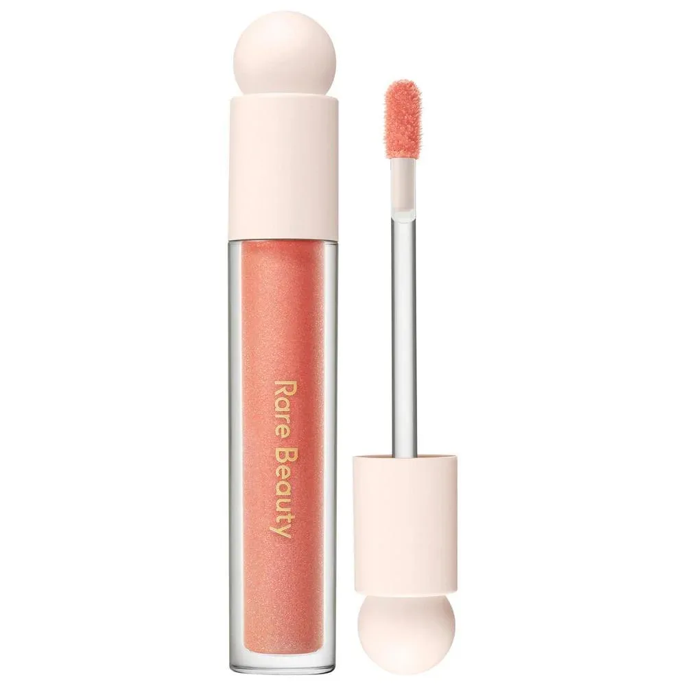 Positive Light Brillo Labial Iluminador - Dazzle sheer blue with multicolored shimmer - Beam peachy coral with gold and pink pearl