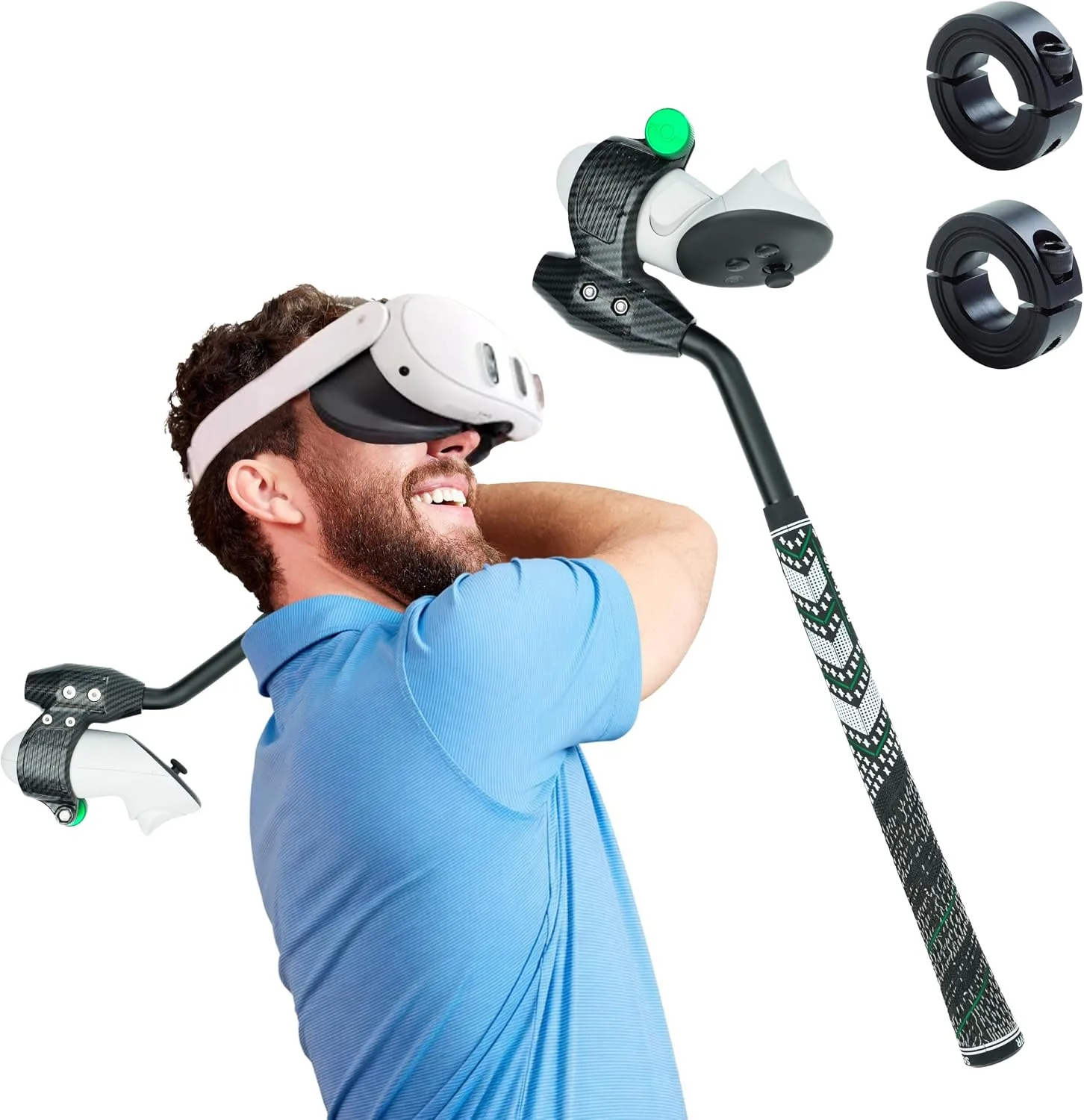 DeadEyeVR - DriVR Ace - Golf Club for Quest - Realistic VR Golf Simulator Handle - Weighted VR Golf Club Grip for Enhanced Play