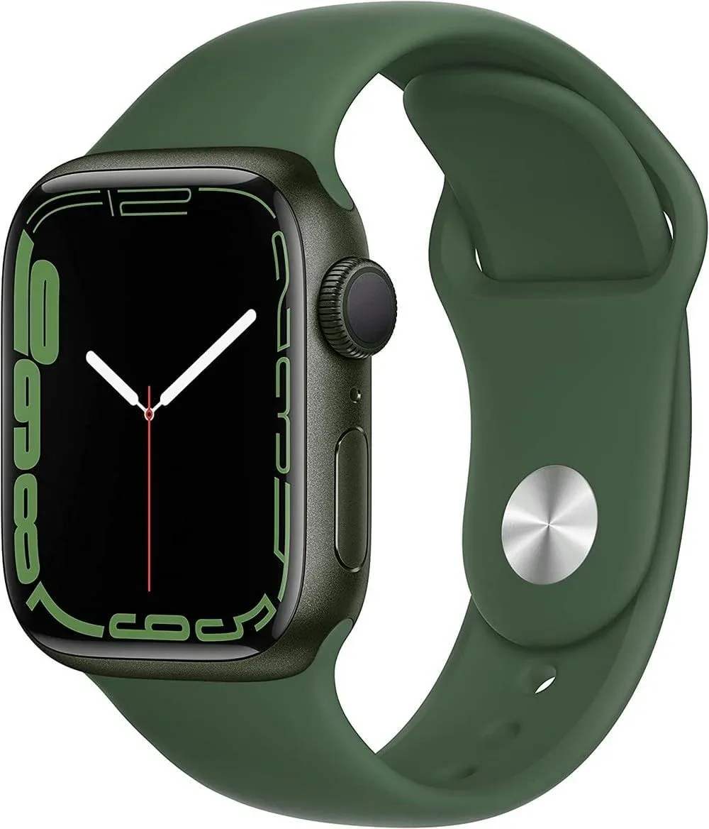 Apple Watch Series 7 GPS + Cellular 41mm Aluminio Verde con Sport Band Regular Renovado