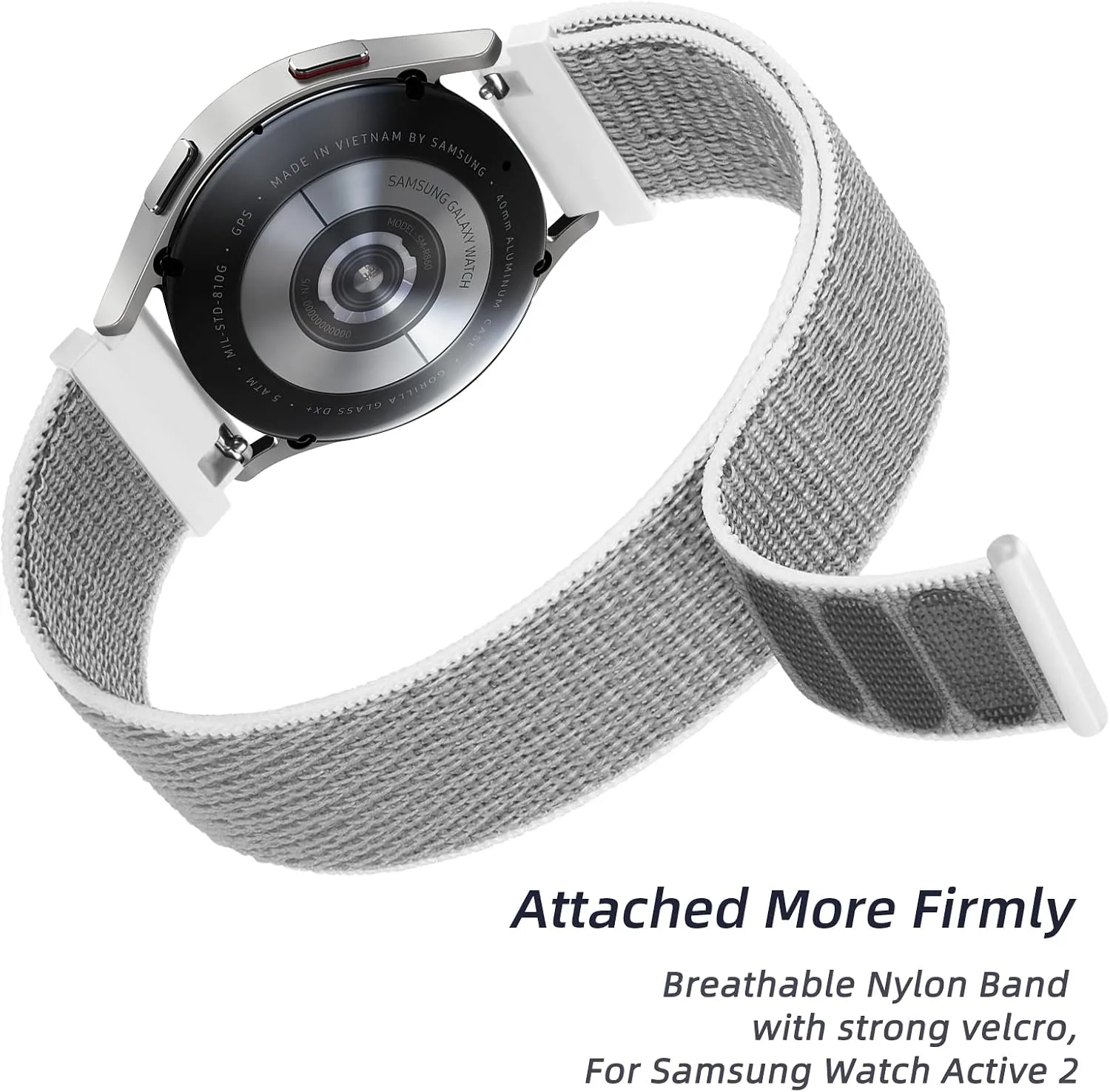 Amzpas Nylon Bands Compatible with COROS PACE 4 / PACE 3 / Pro/APEX 2 Pro/APEX Pro/APEX 46mm Men Women, 22mm Soft Sport Replacement Strap for Coros Pace 4/3 Watch